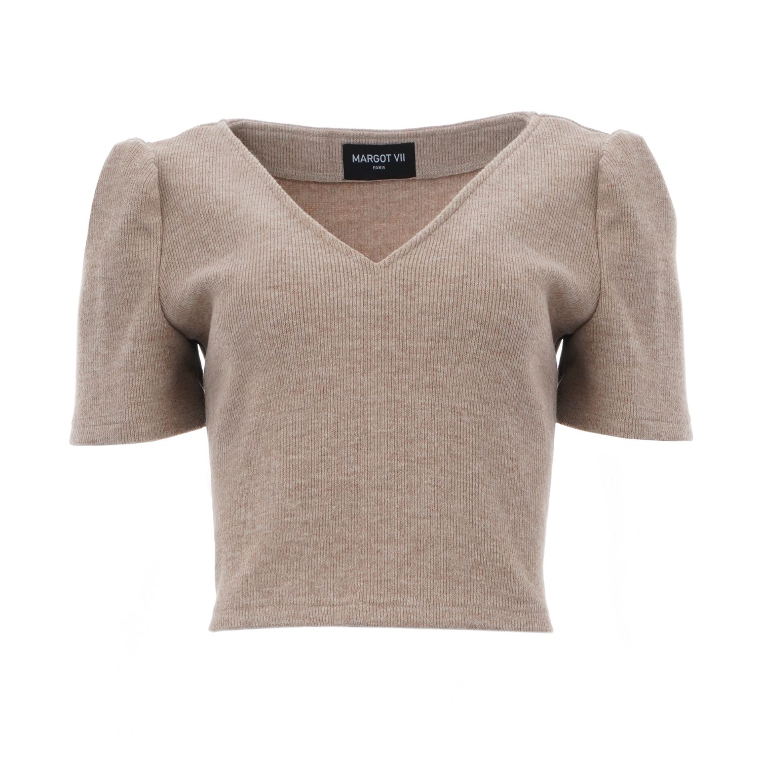 Margot Vii Women's Brown Baby Top In Brown