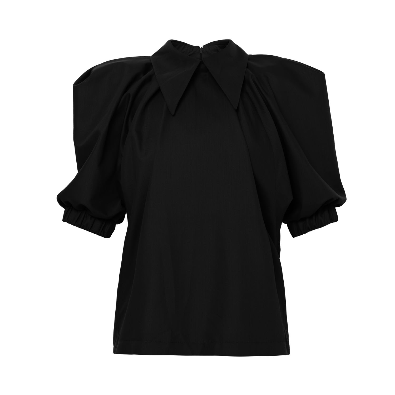 Julia Allert Women's Designer Black Blouse In Black