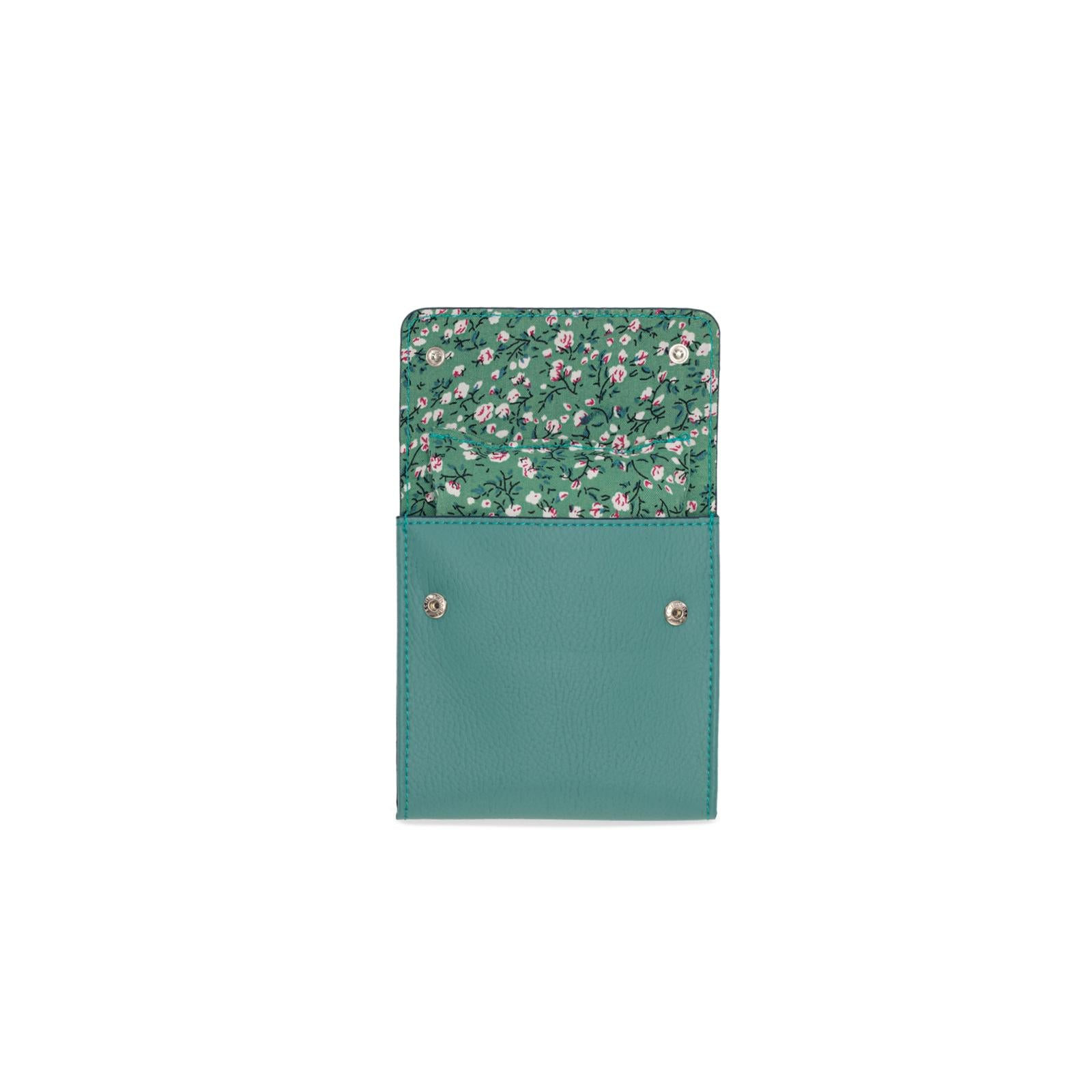 Green Single Watch Case Turquoise | Floral Print | One Size | Pack'n Travel