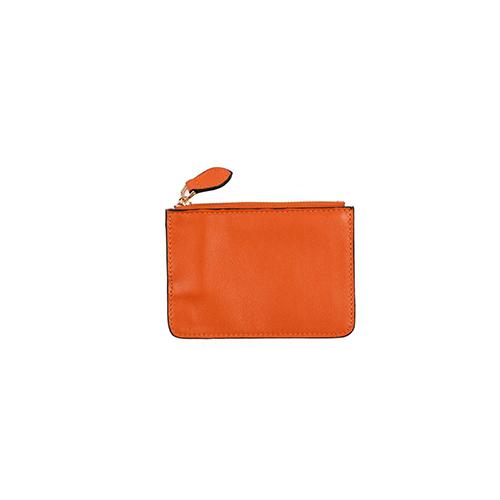 Women's Ivy Mini Leather Wallet - Orange | Sjw Bags London