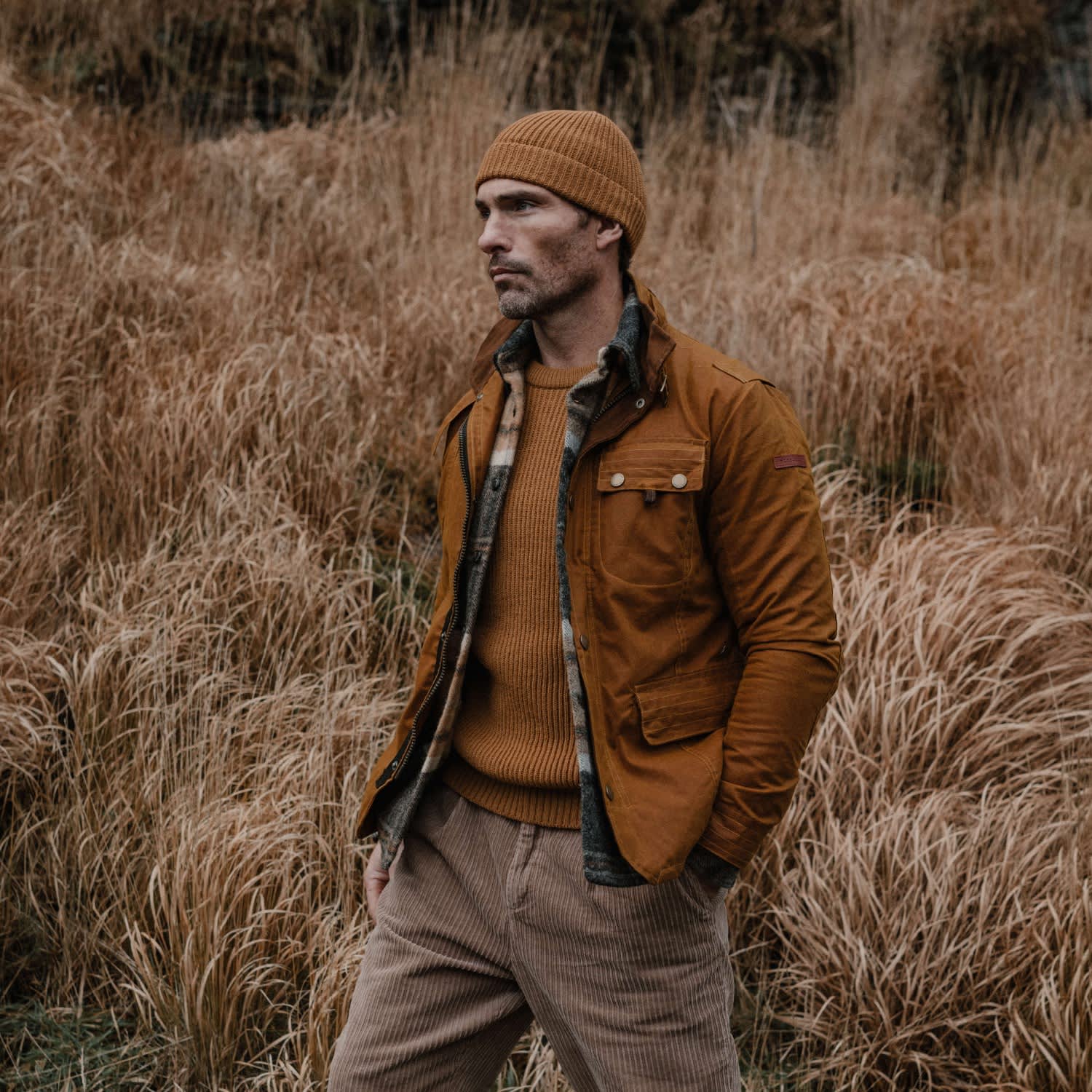 Bexley Jacket Mustard | Peregrine | Wolf & Badger