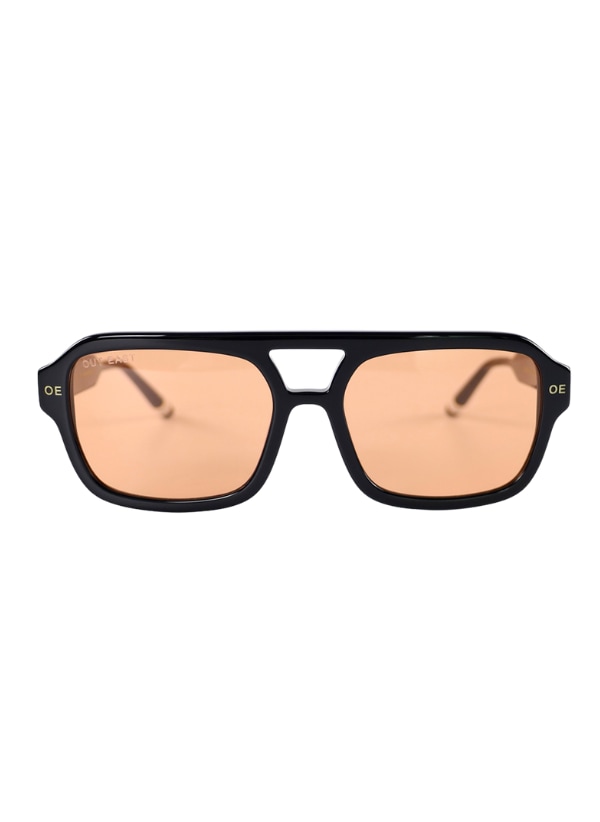 OUT EAST EYEWEAR WOMEN'S BLACK / ORANGE SAYRES SUNGLASSES