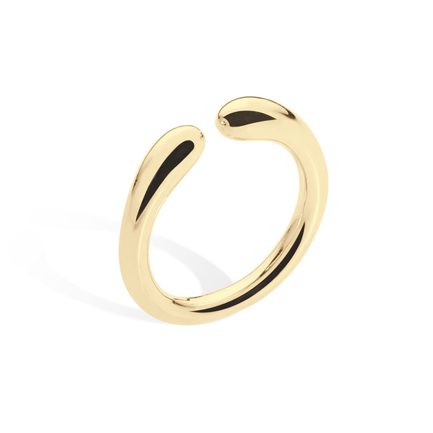 Women’s Open Midi Ring In Gold Vermeil Lucy Quartermaine