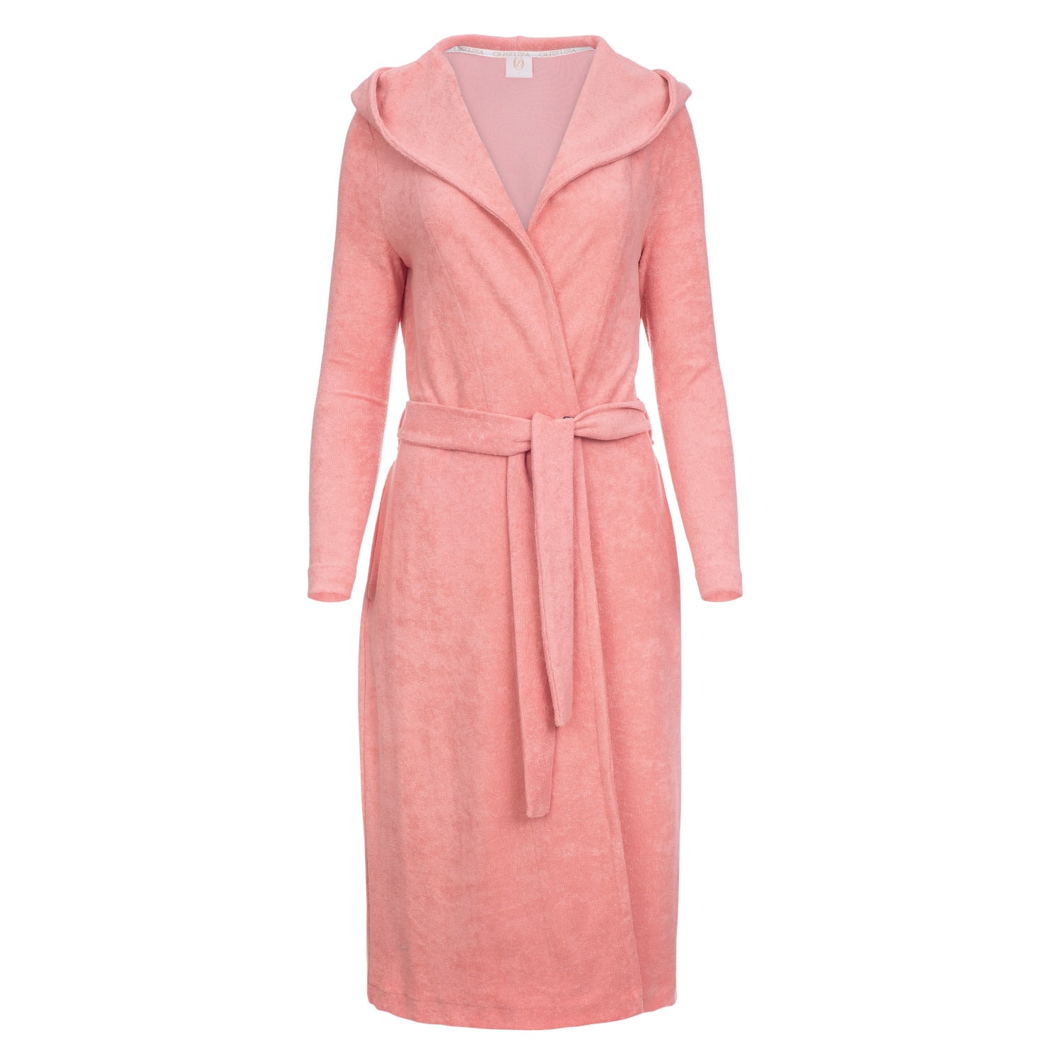Oh!zuza Night&day Women's Cotton Terry Hooded Robe - Rose Gold In Rose Gold