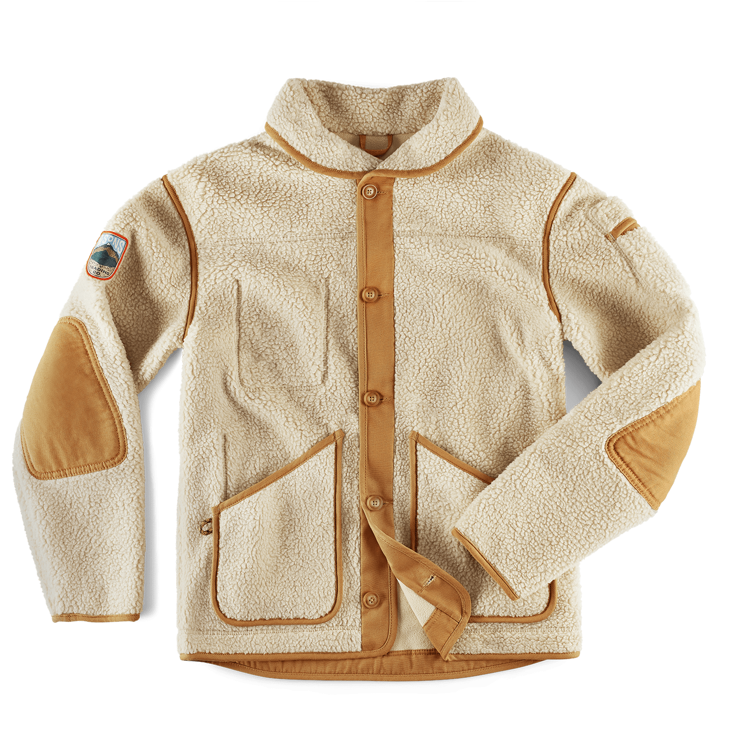 &sons Trading Co Men's Neutrals Takin Fleece Jacket Natural In Black