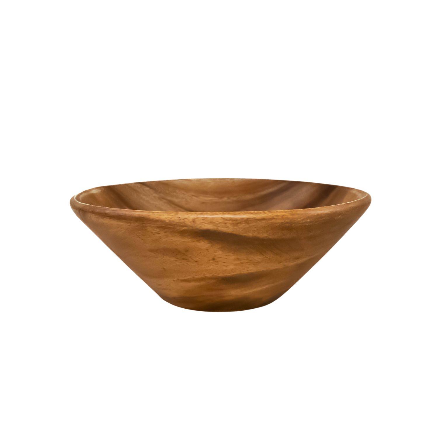 Brown Acacia Wooden Ramen Bowl Likh