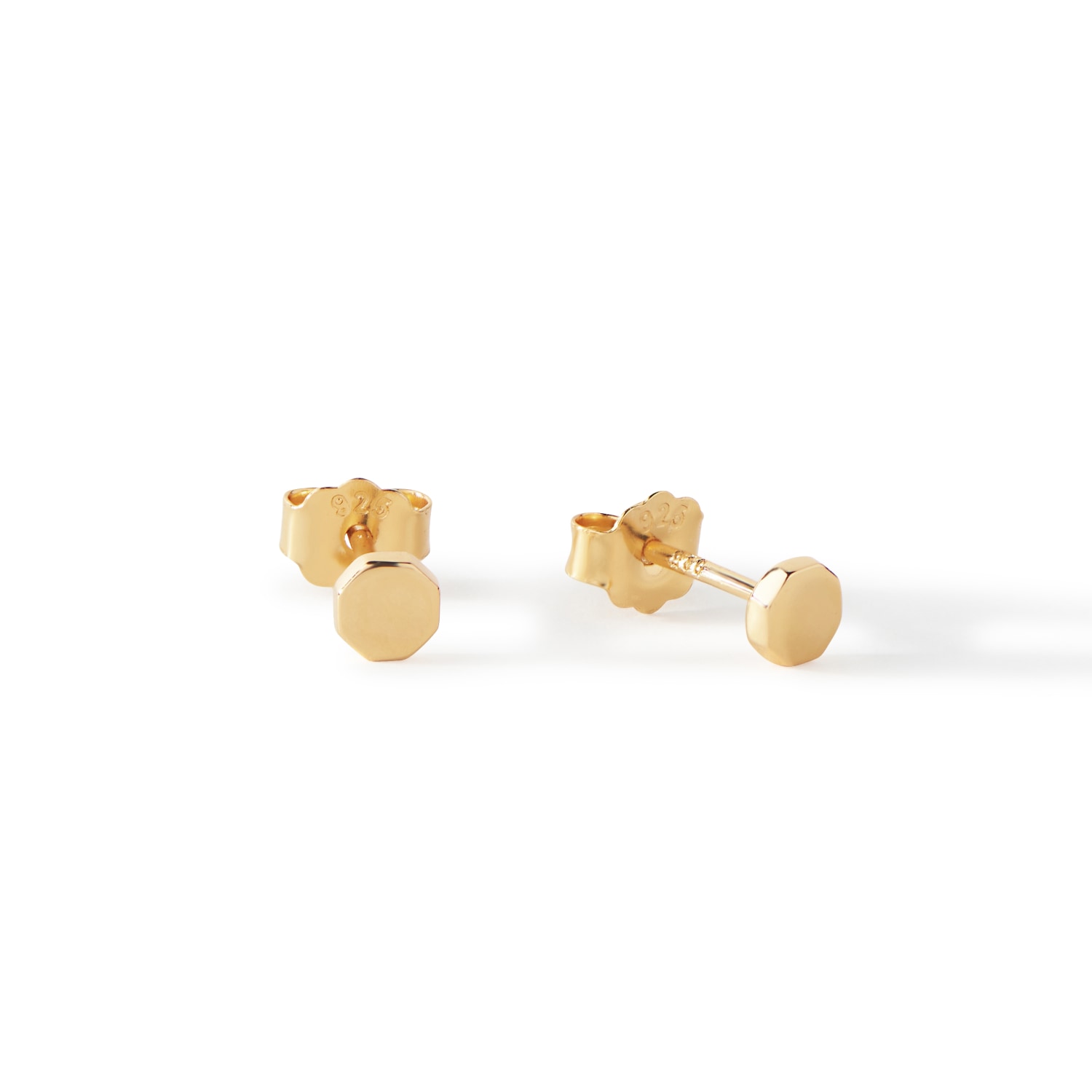 Women’s Gold The Penny Mini Stud Earrings Ora Ana