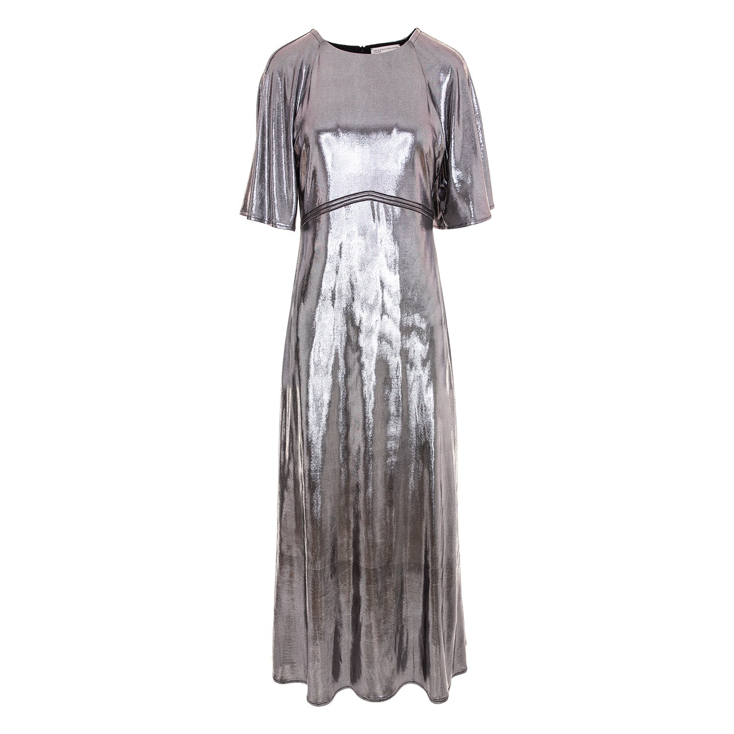 Silvia Serban Women's Silver A-line Dress In Silver