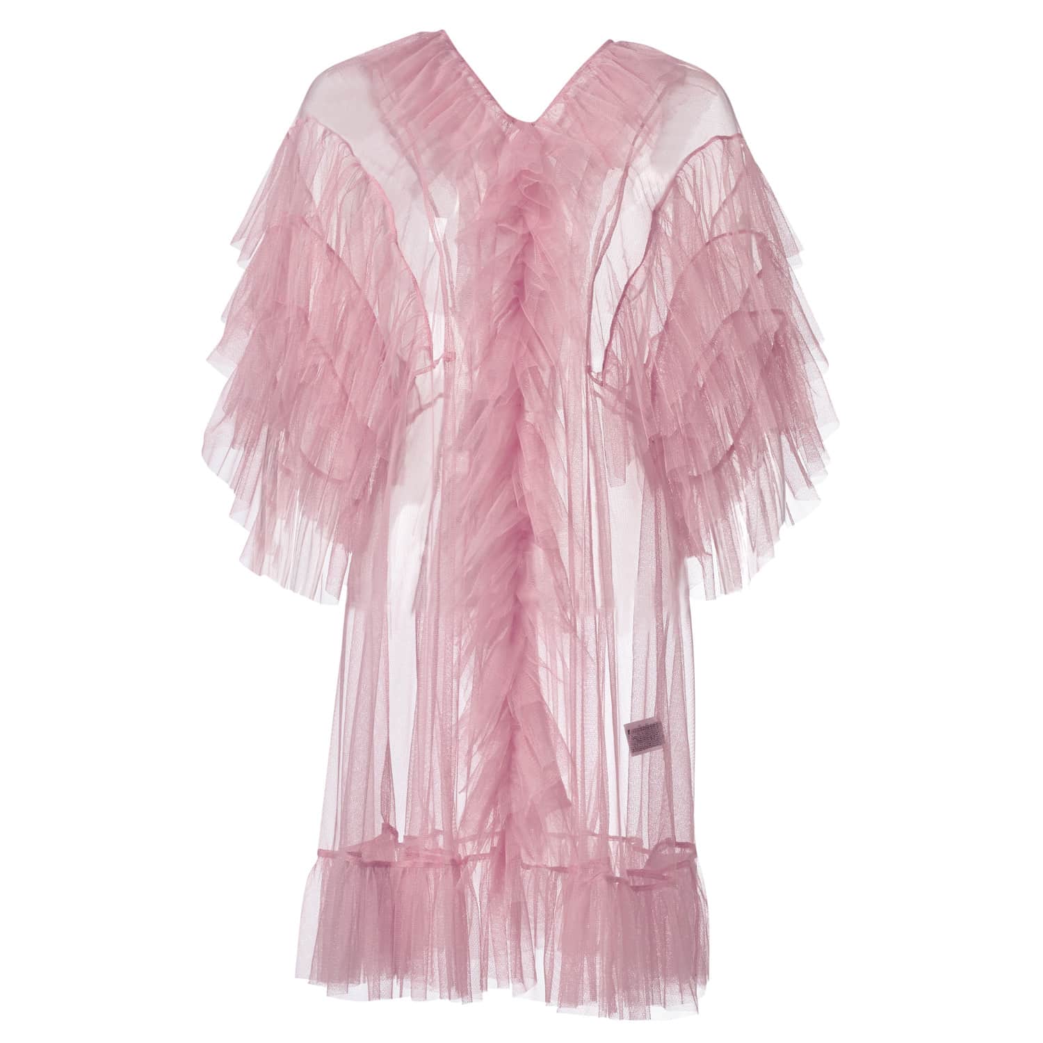pink feather babydoll