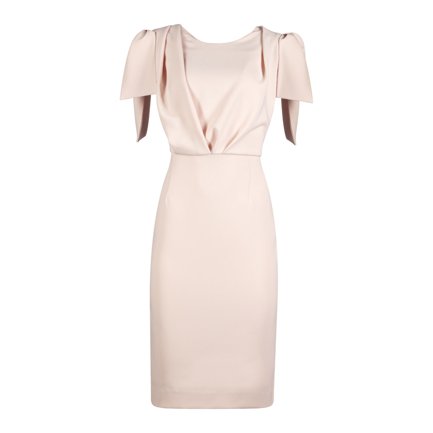 Women’s Neutrals Champagne Ribbon Sleeve Dress Extra Small Sookyoung Song