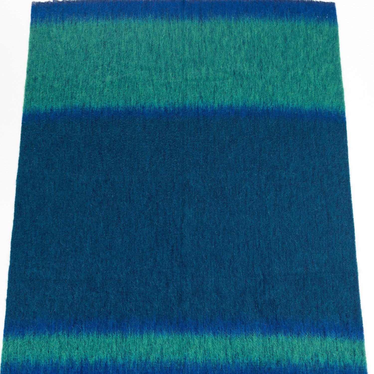 Eliská Blue Mohair Throw Rothko Peacock