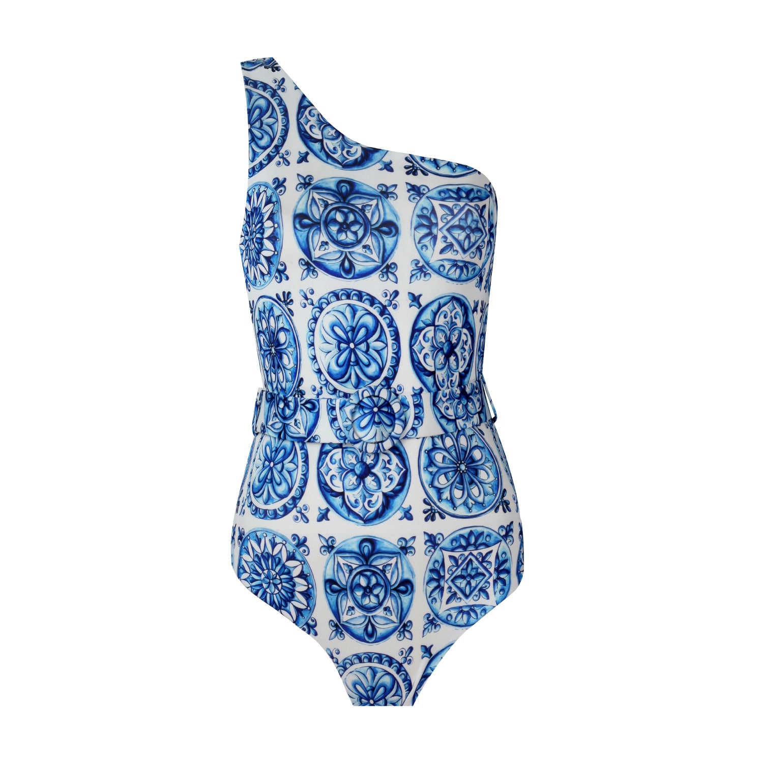 Women's Blue Soleil Bleu Blanc Swimsuit | Small | Nur Karaata