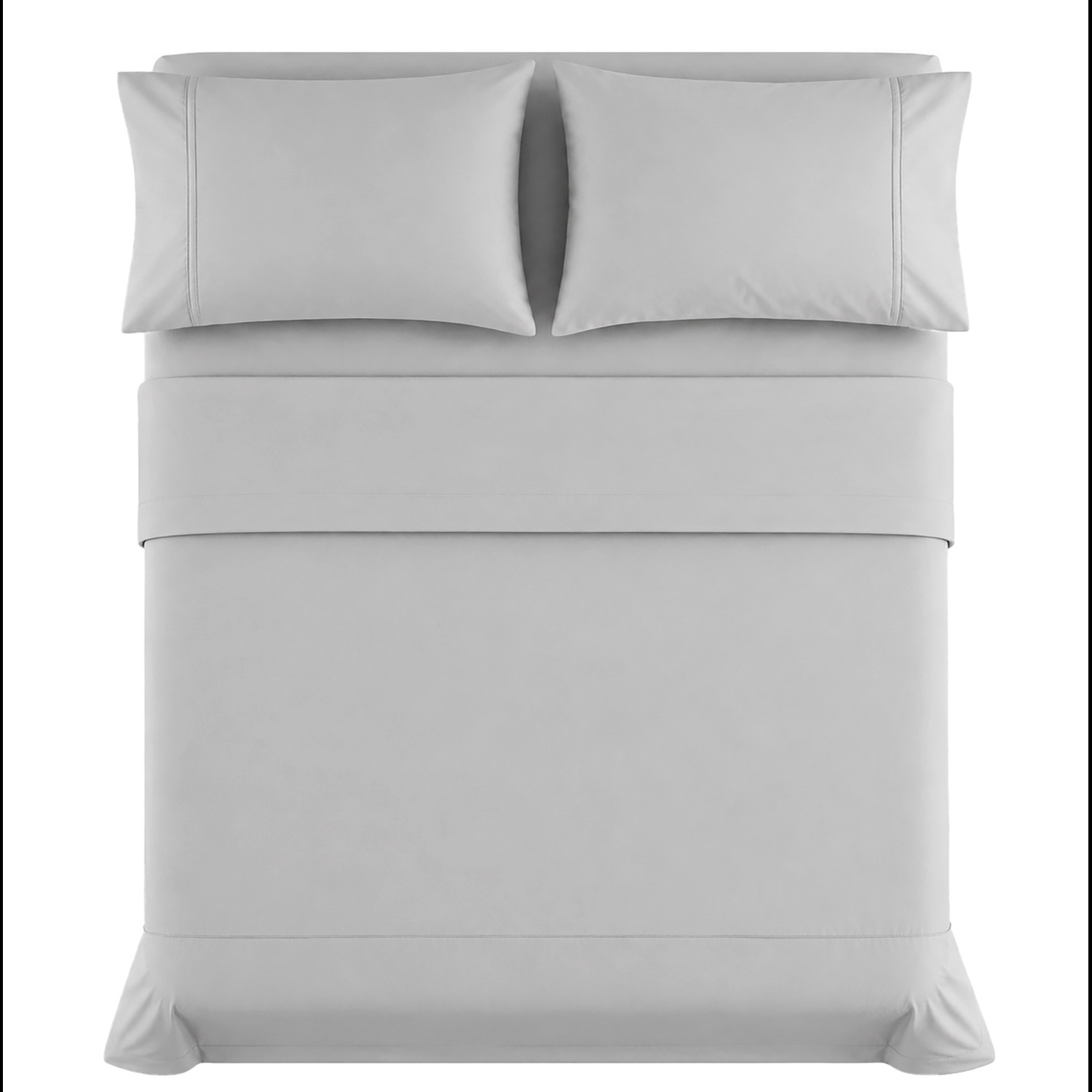 Pure Parima Ultra Percale Sheet Set  - Silver