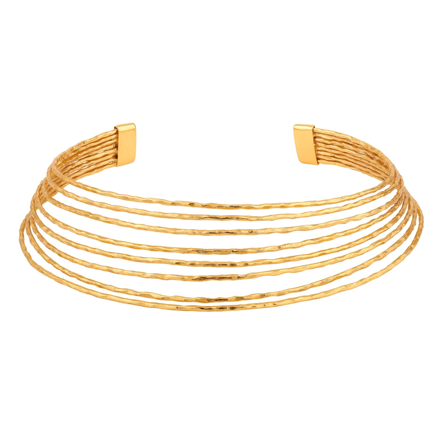 Gem Bazaar Jewellery Women's Gold Choker In Gold