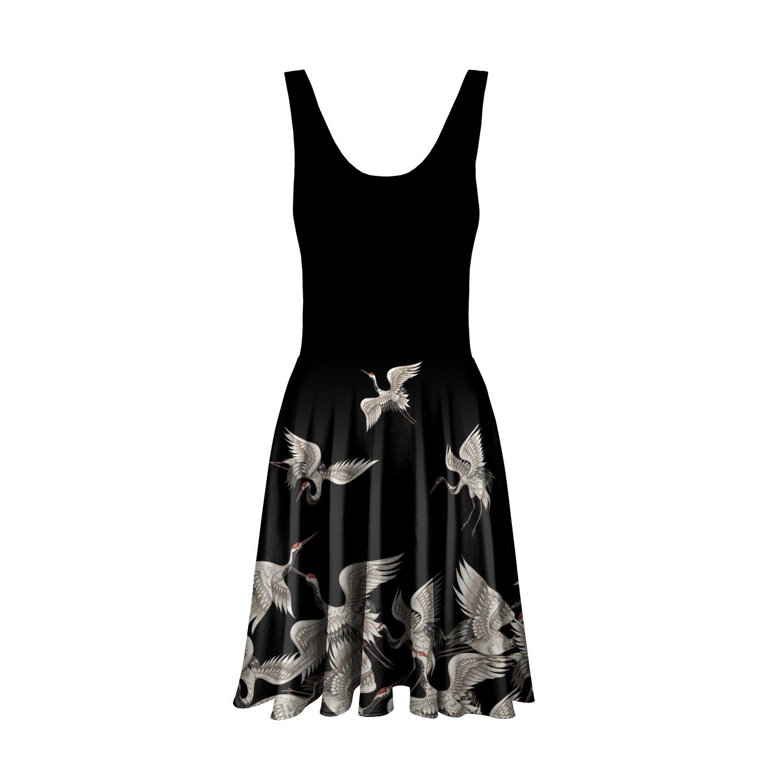 Myrtle Dress with Necklace - Crane main image 1