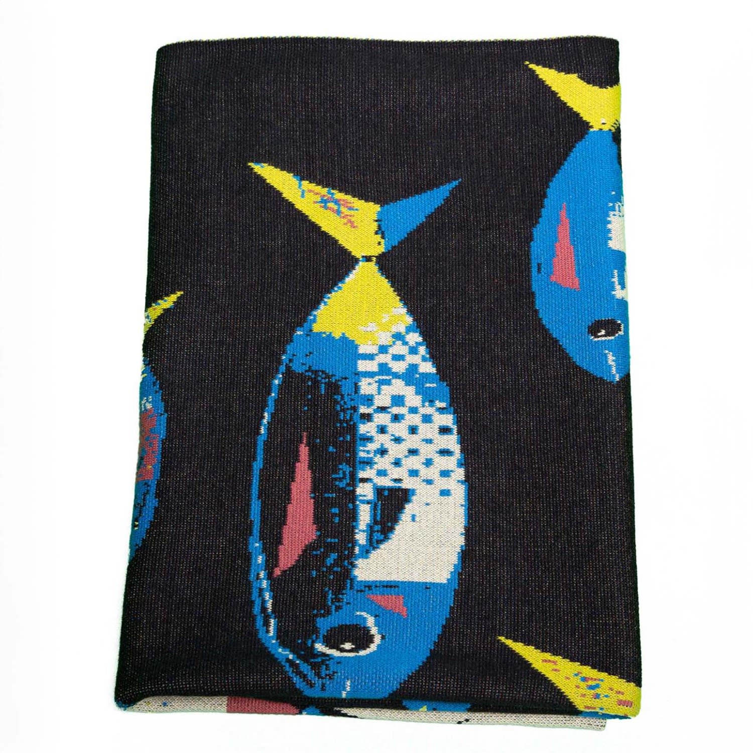 Peraluna Hungry Shark Knitted Sunbed Cover, Pure Cotton