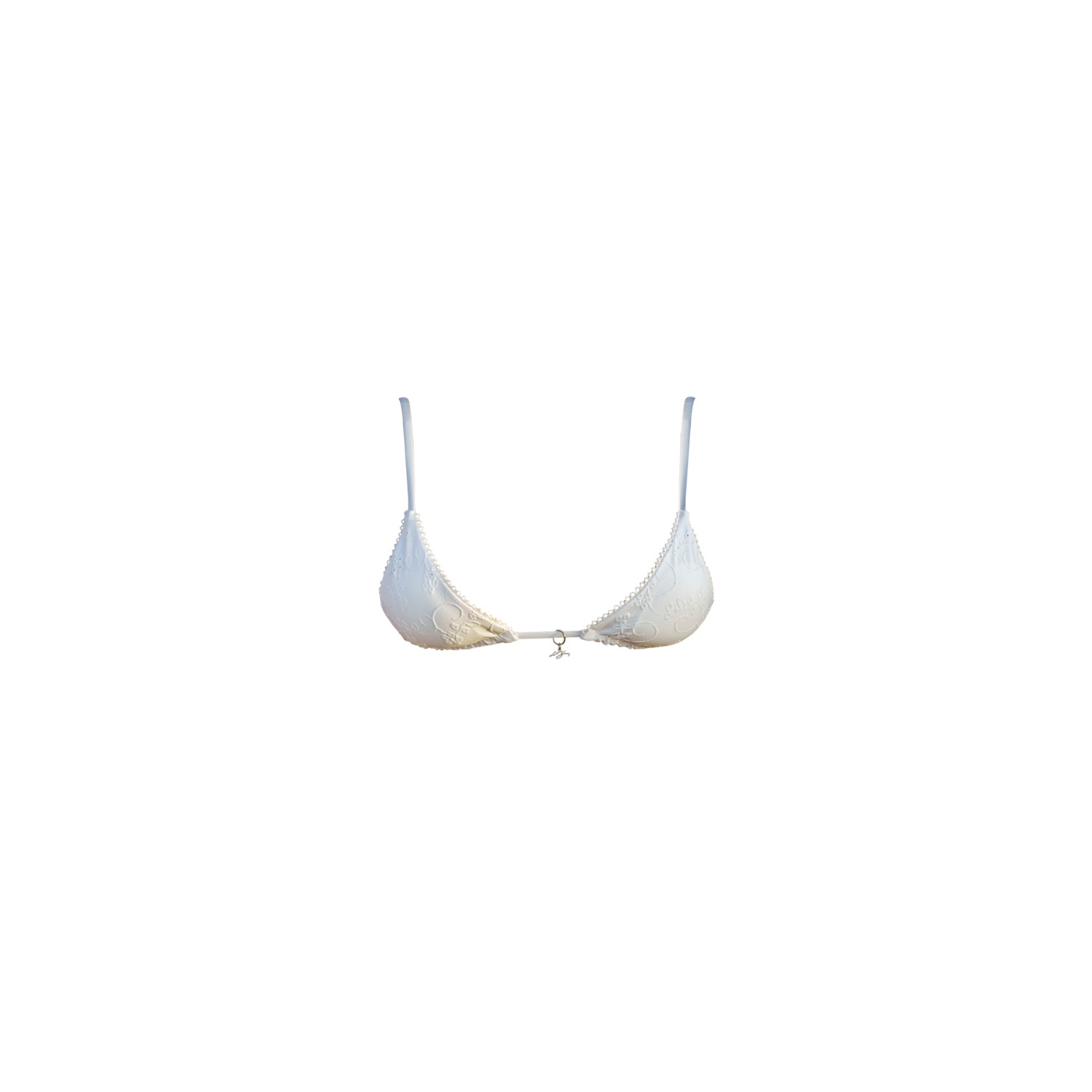 Ivy Swimwear Women's Anise In White Bikini Top In White