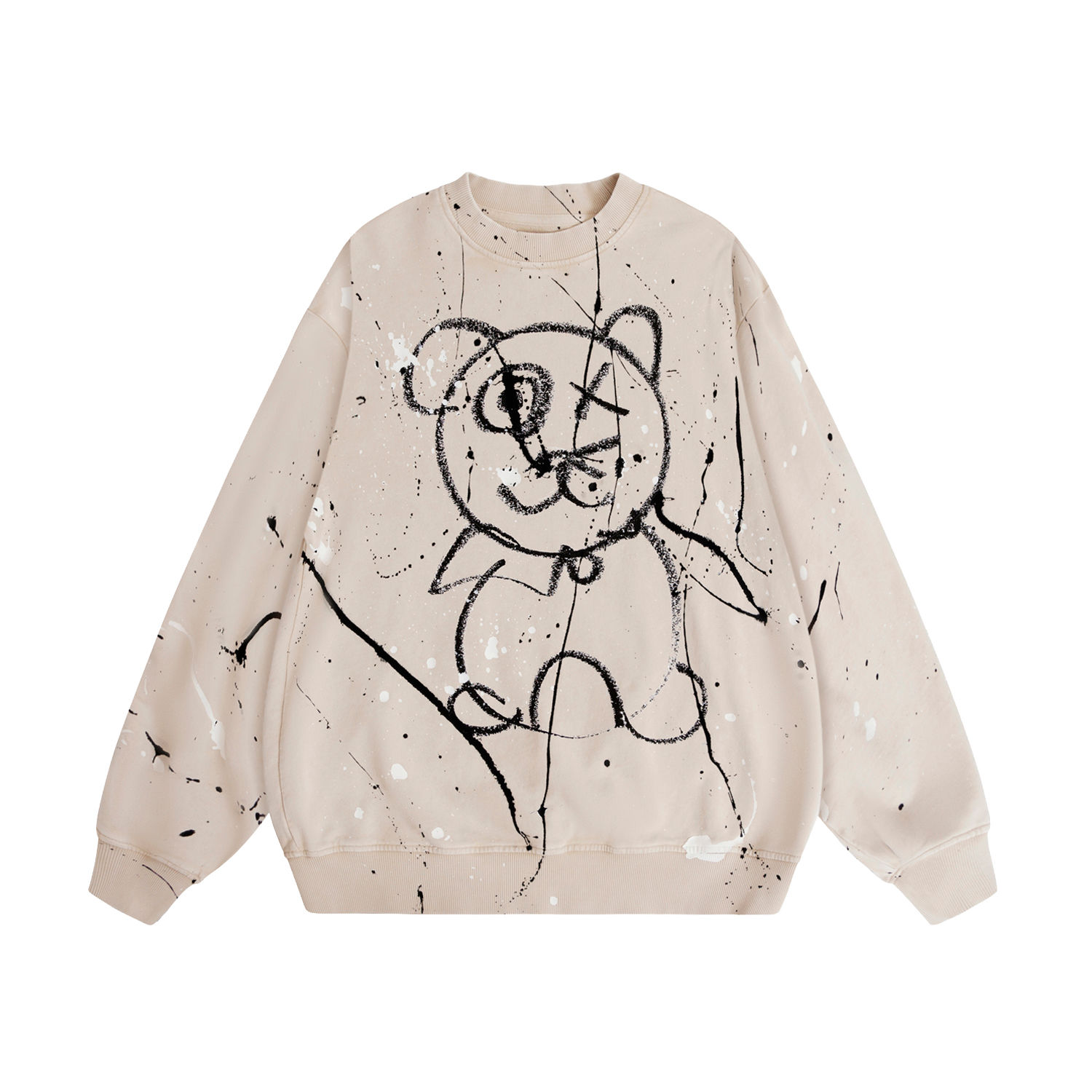 X Ilona Blue Women's Black / White / Neutrals Kindred Spirit Custom Crewneck In Multi