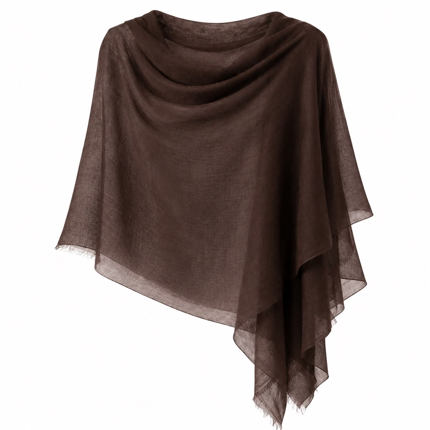 Women's Ultralight Cashmere Scarf & Travel Wrap - Brown | One Size | Fiora Muse