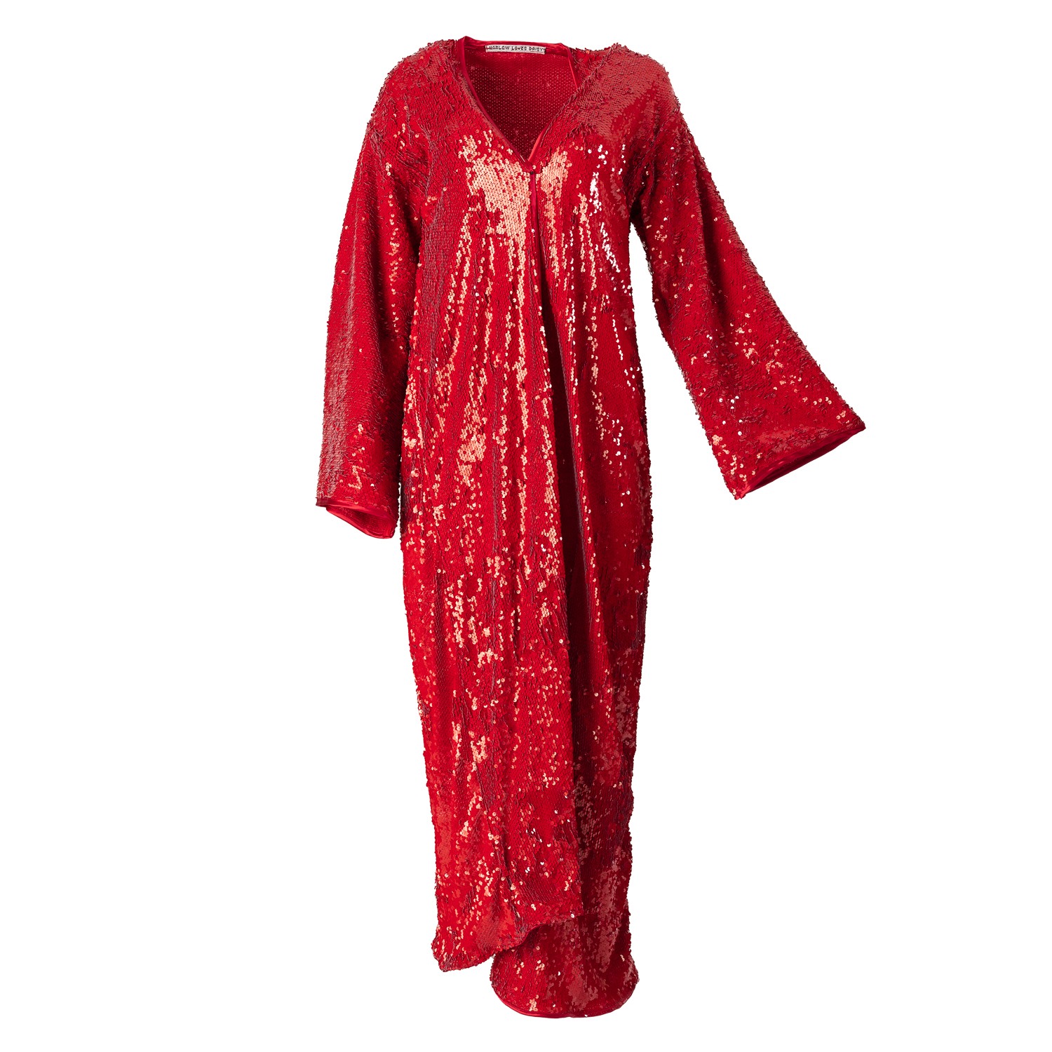 Women’s Scarlett - Ruby Red Sequin Robe One Size Harlow Loves Daisy