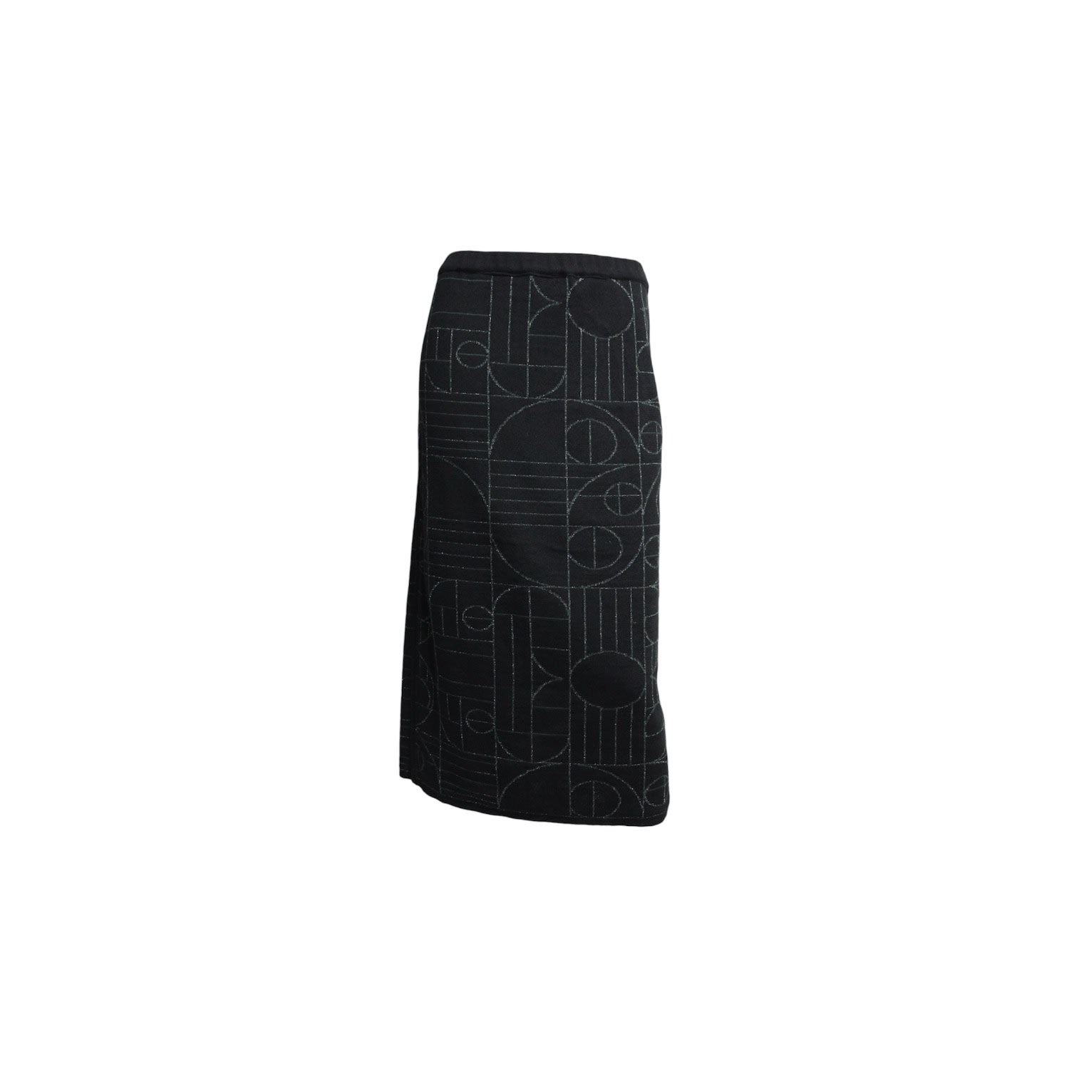 Maria Aristidou Women's Play Midi Skirt - Black, Multicolour In Black