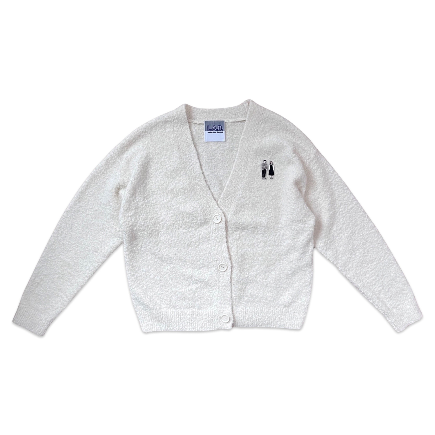 Cream boucle cardigan cheap
