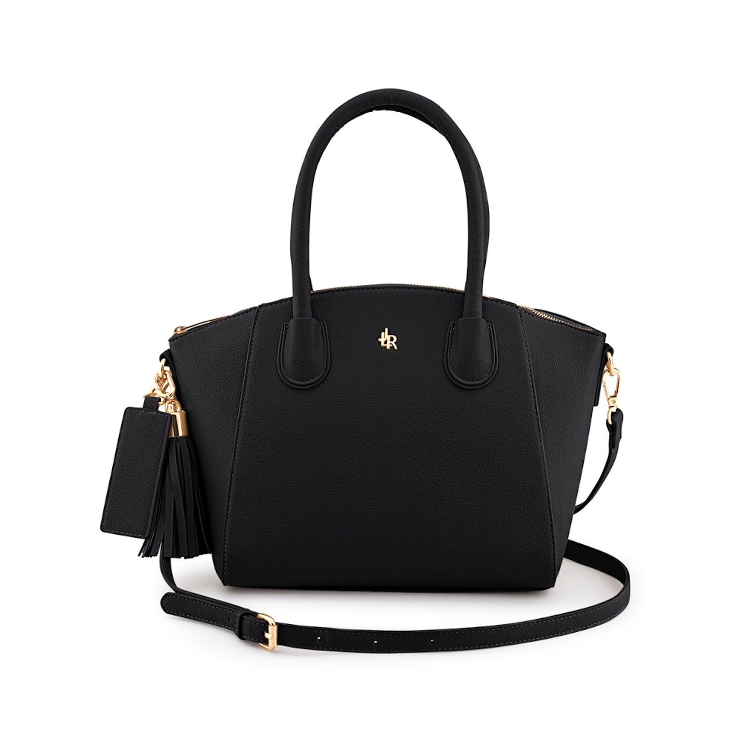 Women’s Zander Midi Top Handle Bag - Black Jlr London