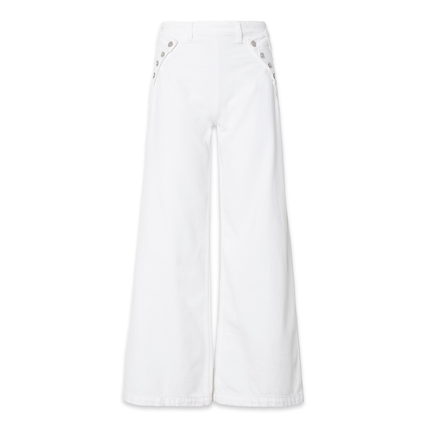Noend Denim Dina High Waisted Wide In White