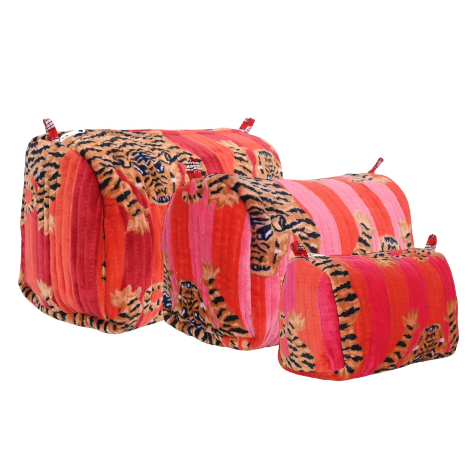 Conscious Yoga Collective Tibetan Tiger Velvet Mixed Three Piece Travel Set