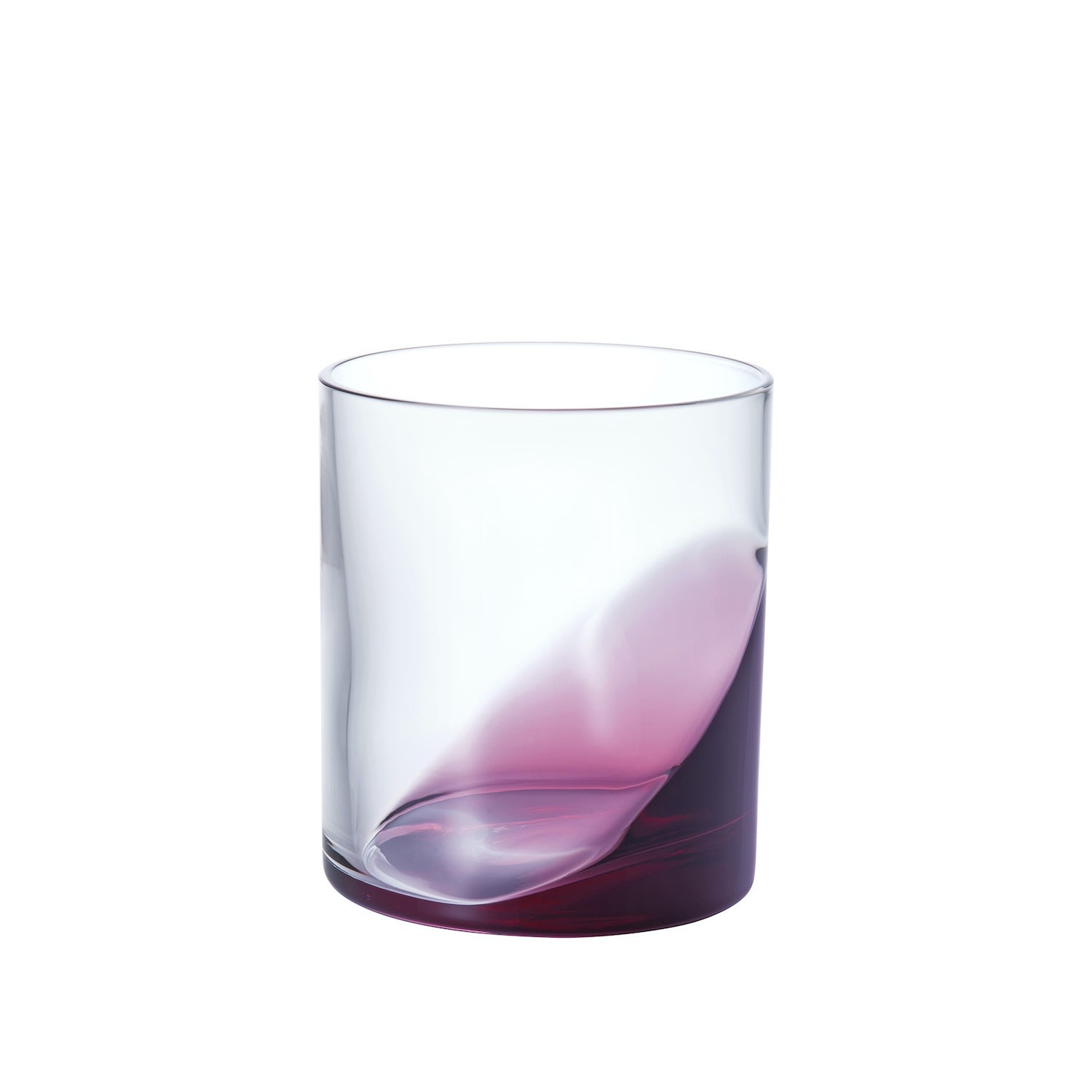 Pink / Purple Nozomi Old Fashioned Glass - Pink & Purple Sghr Sugahara