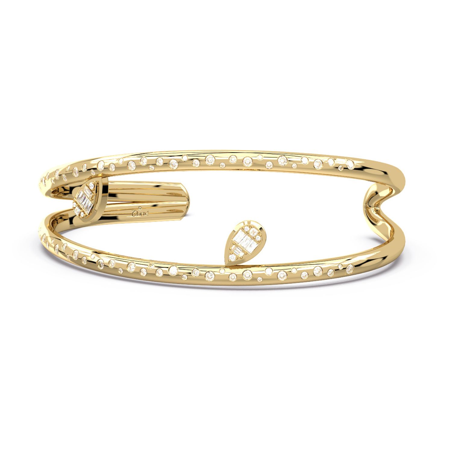 Women’s Gold Trellis Cuff Clartè