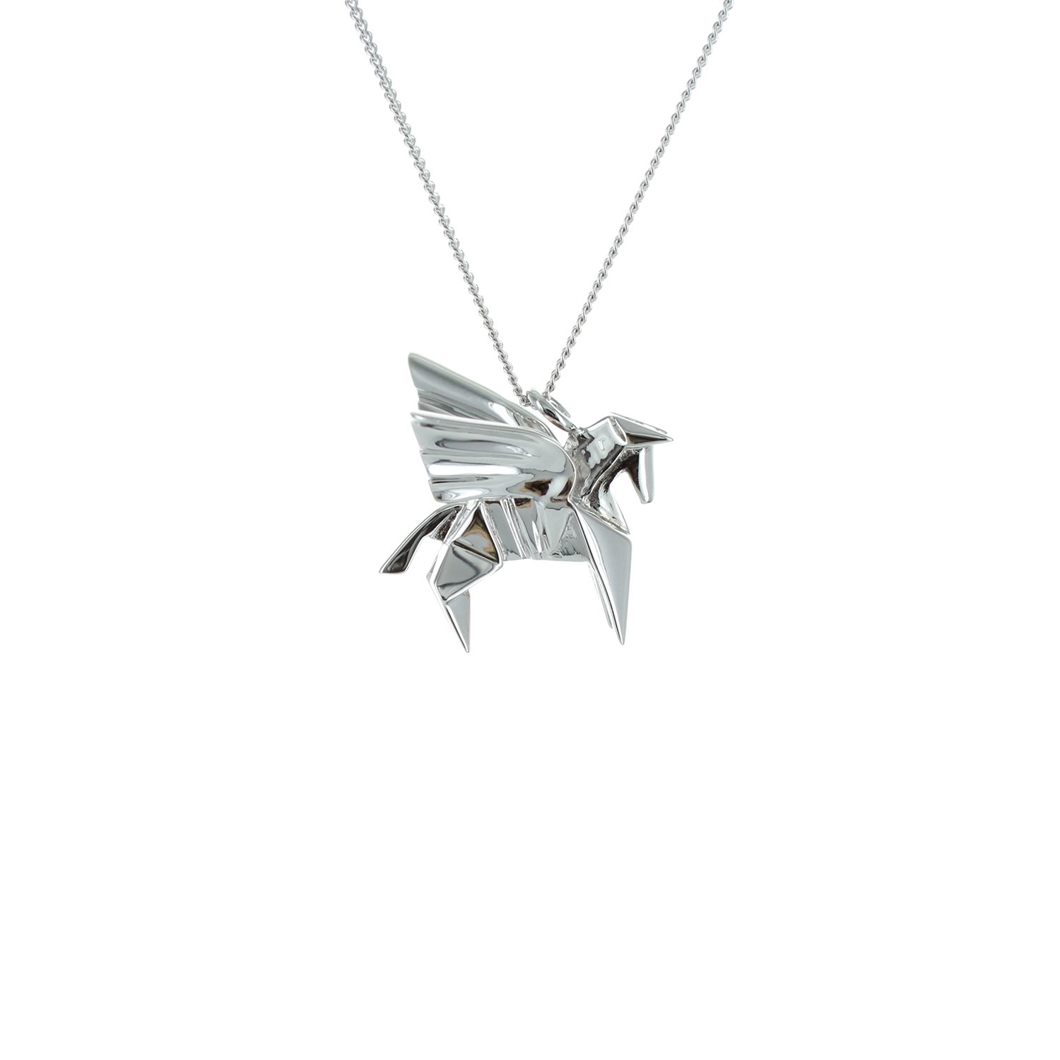 Women’s Mini Pegasus Sterling Silver Origami Jewellery