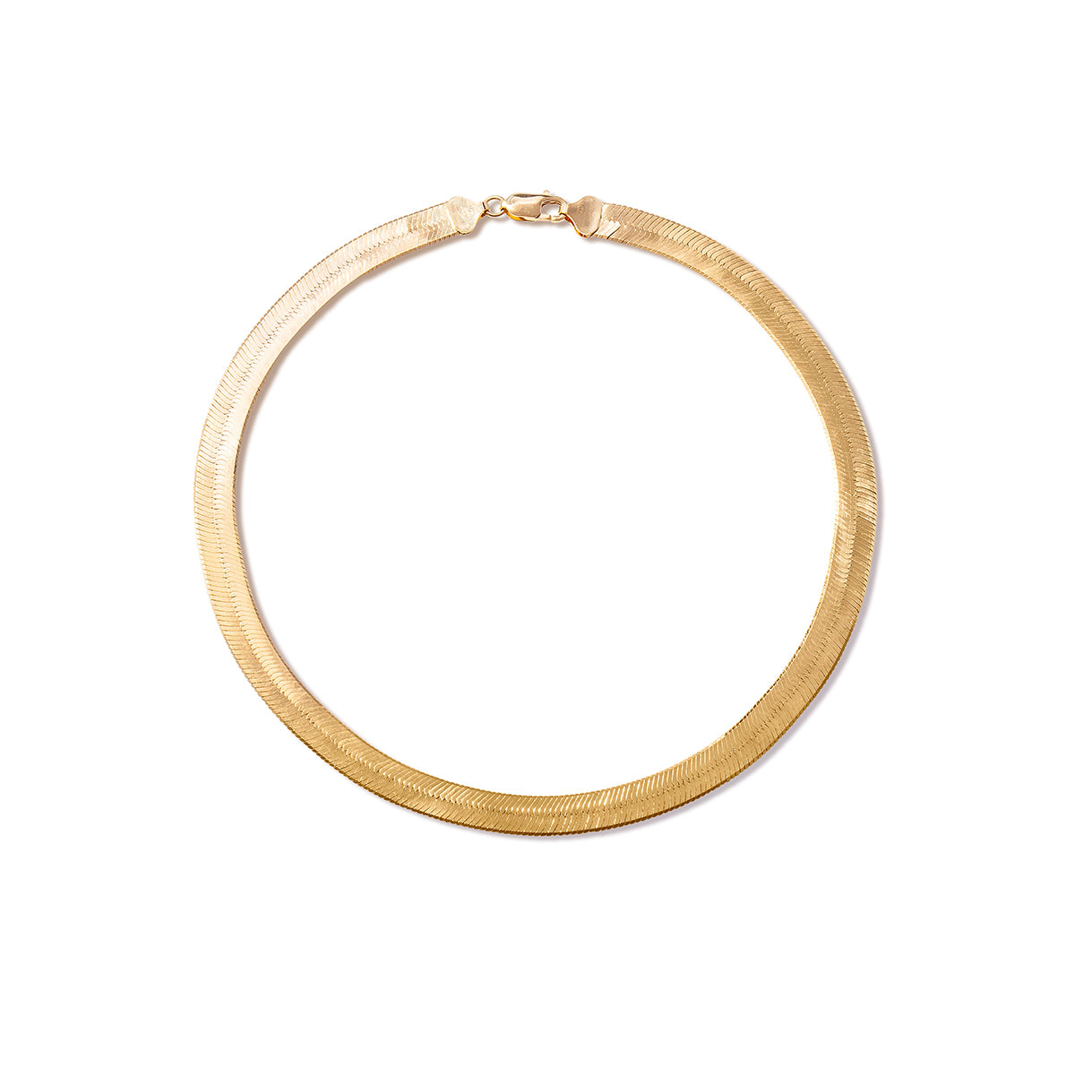 Minnie Lane Women's Gold Stella Herringbone Necklace In Gold