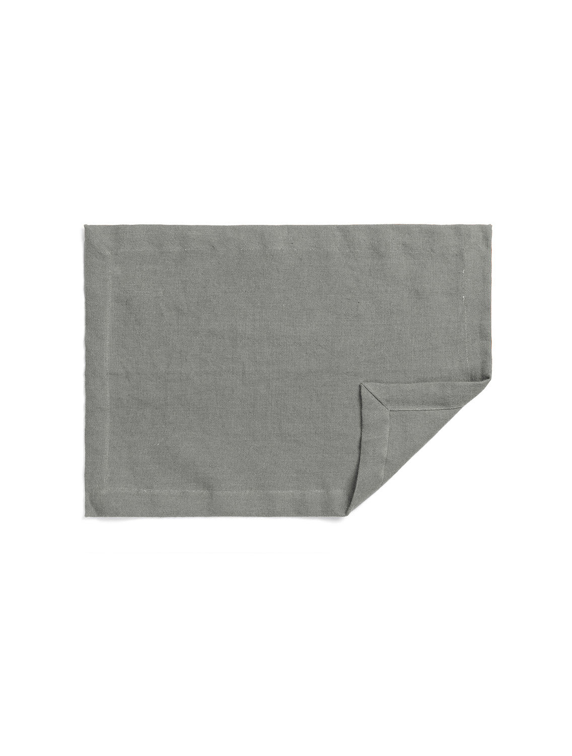 Tameko Lee Placemat - Dark Grey - Set Of Two In Gray