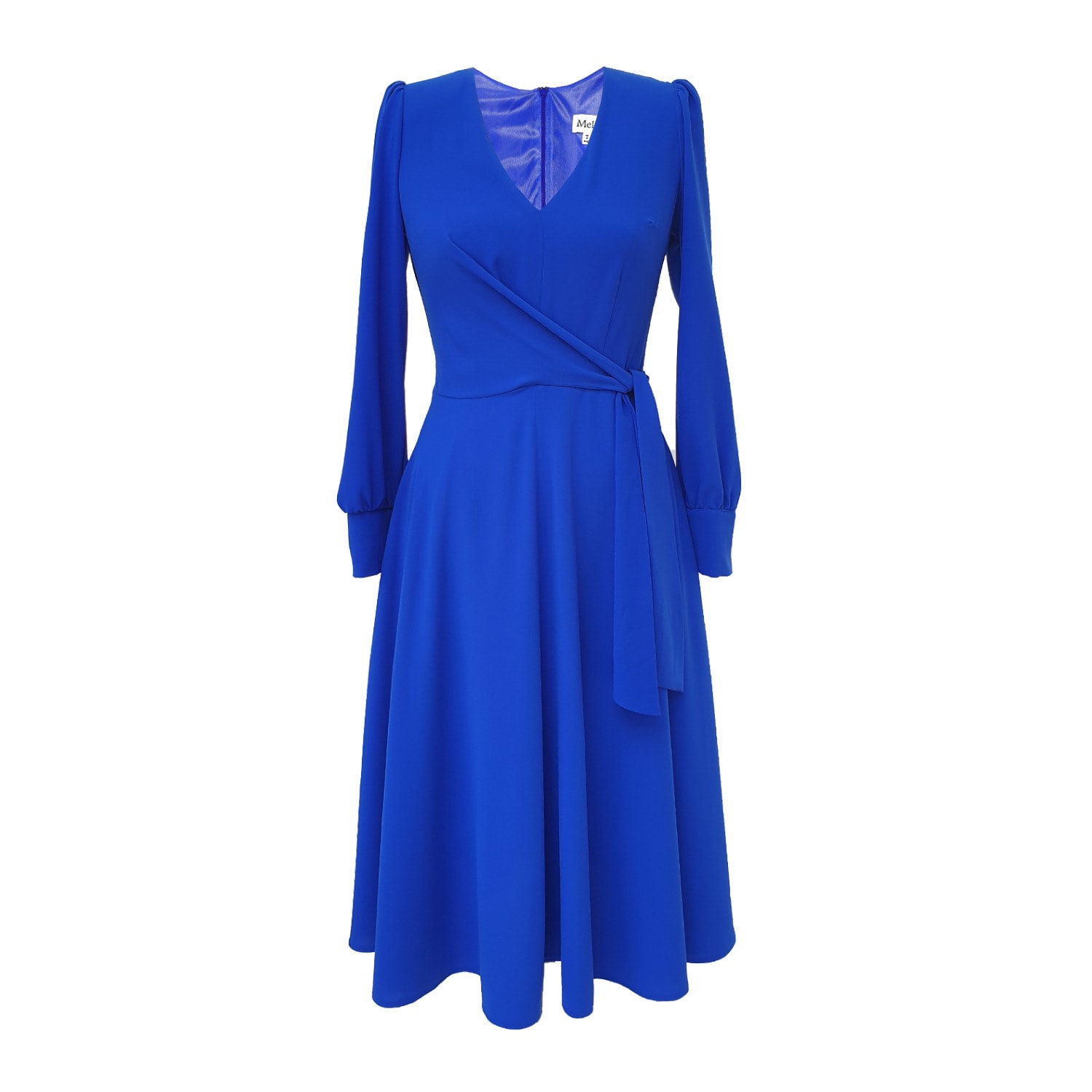 Women’s Brittany Blue Dress In French Crepe Small Mellaris