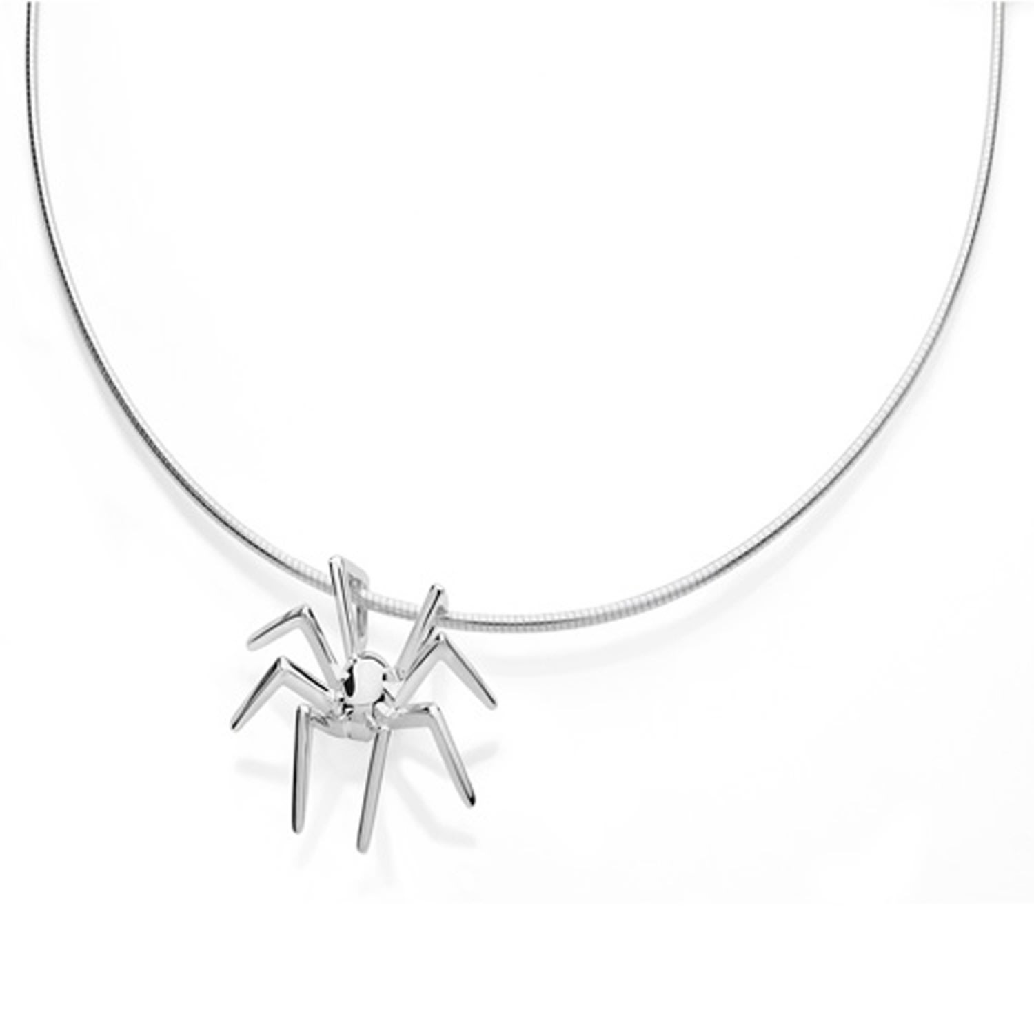 Women’s Silver Spider Pedant Lucy Quartermaine