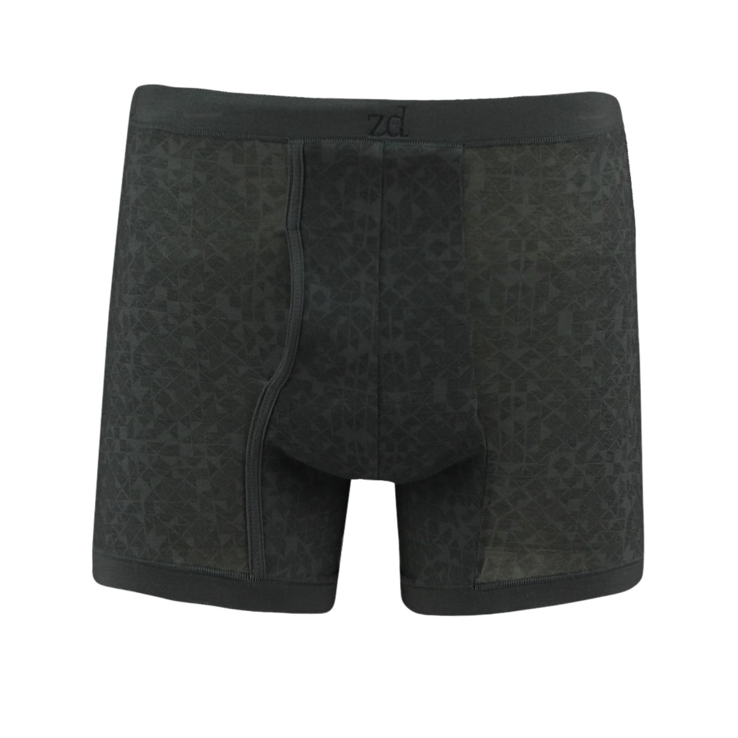 Zd Zero Defects Men's Grey Boxer Helios Elite – Egyptian Cotton & Ergonomic Fit - Color Anthracite