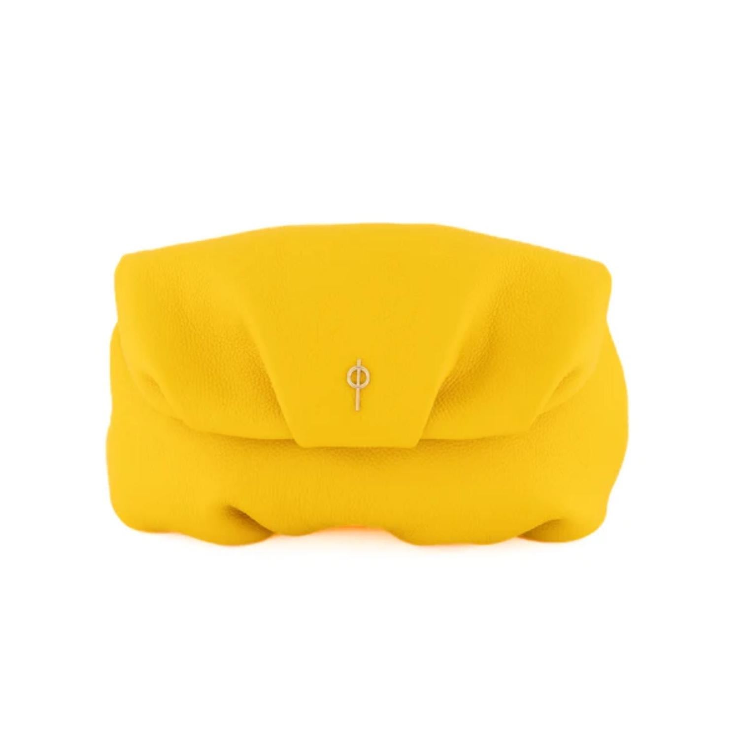 Otrera Women's Orange Leda Floater Yellow / Leather Clucth In Orange