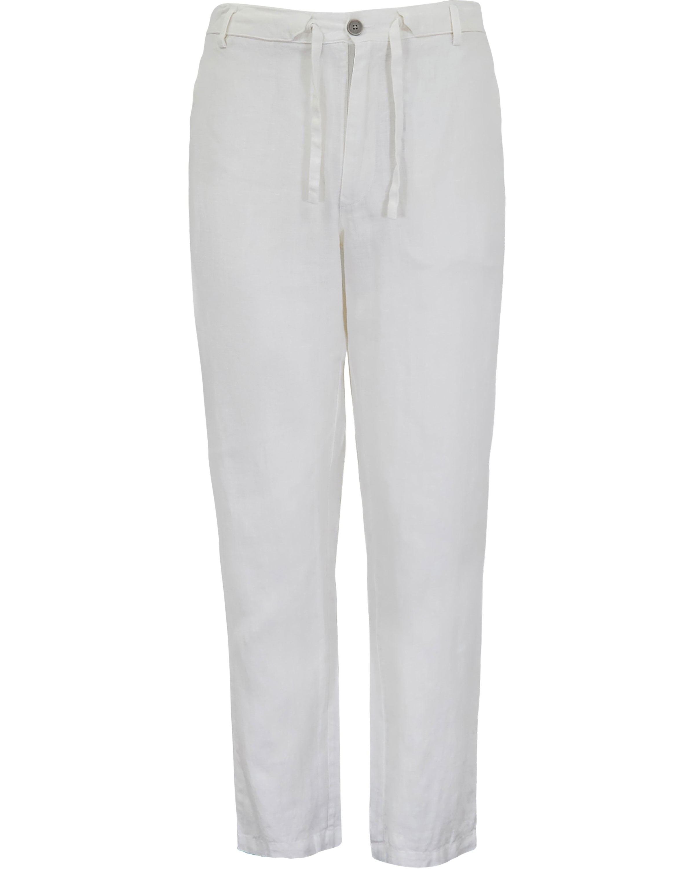 Lords Of Harlech Men's Devon Linen Pant - White