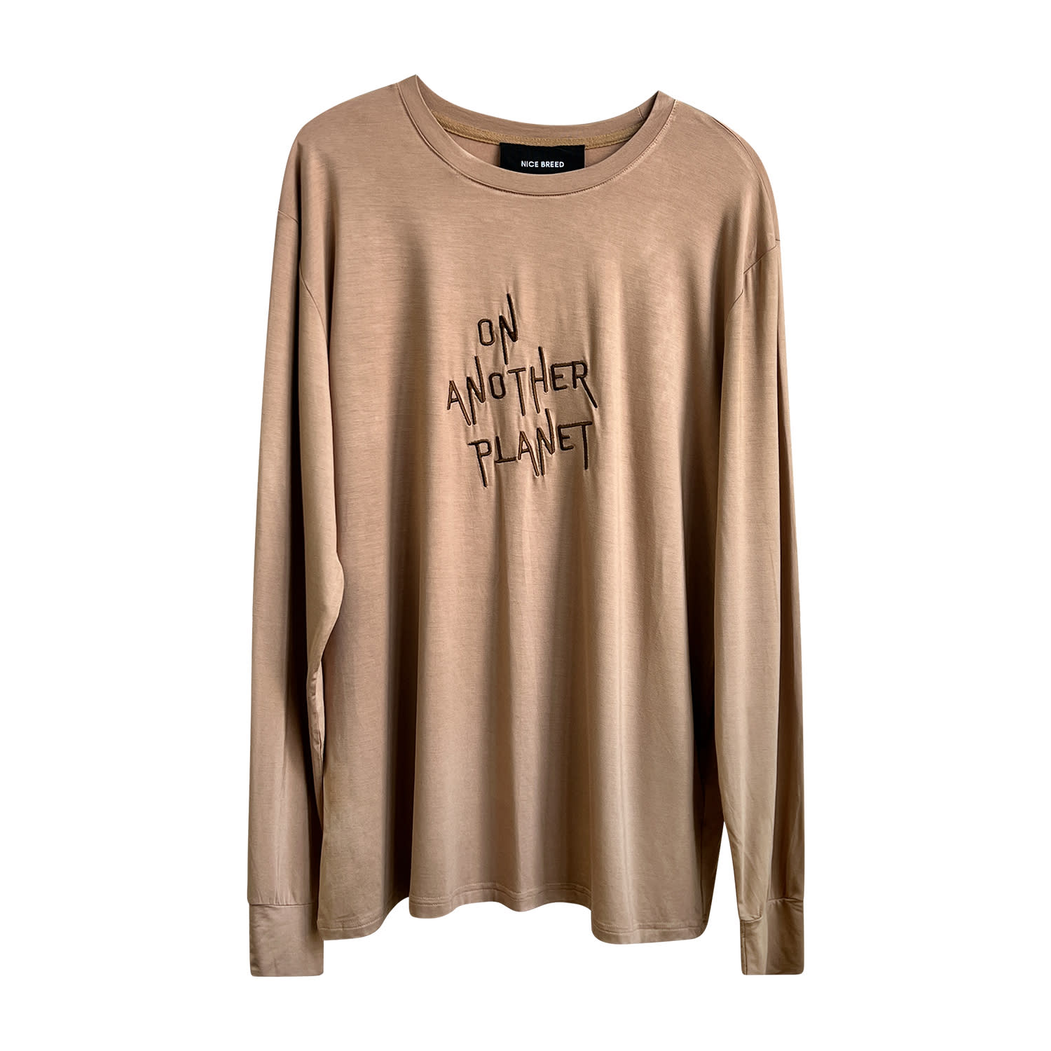 Nice Breed Men's Brown On Another Planet Long Sleeve In Brown