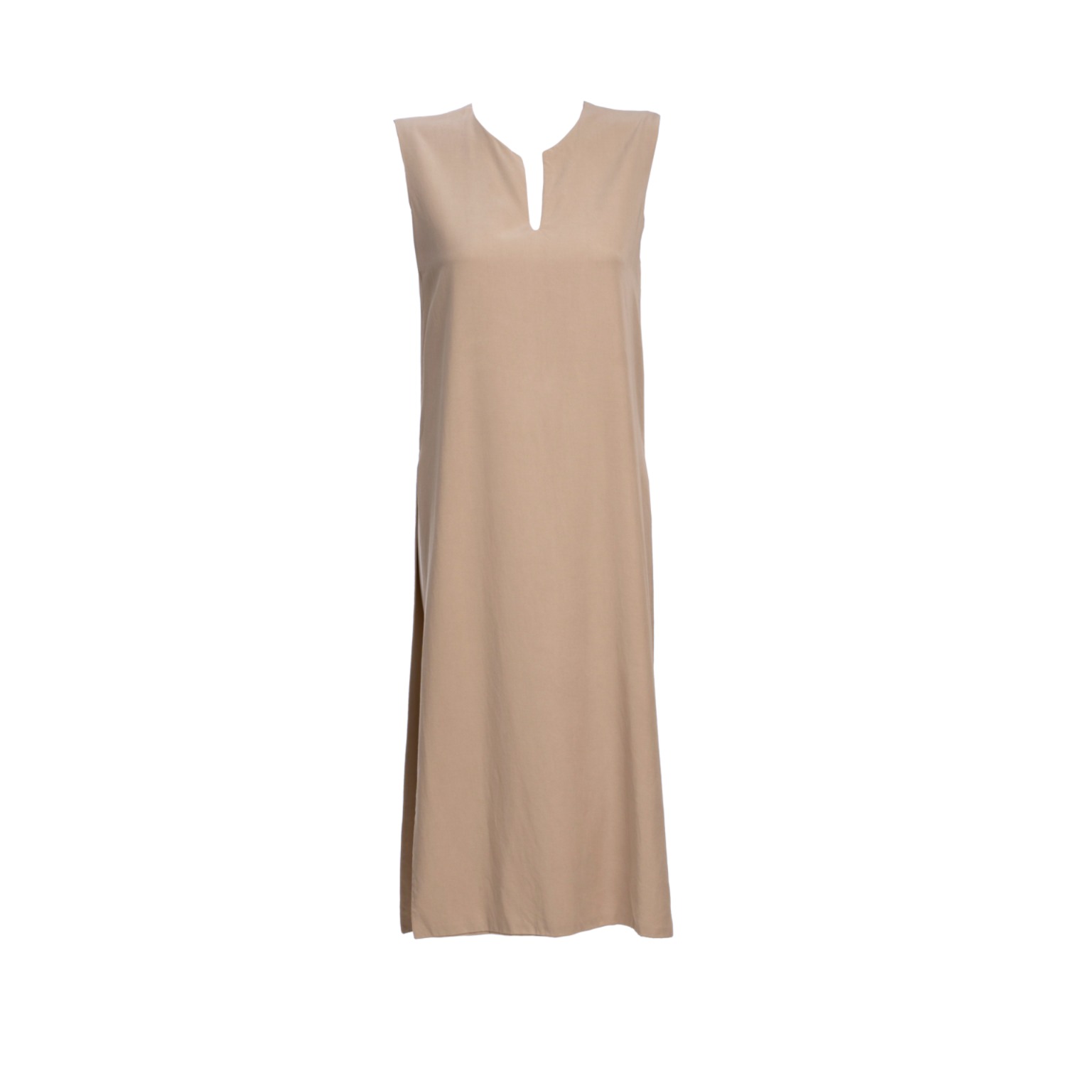Daidallo Women's Neutrals Nyx Long Top Beige In Beige