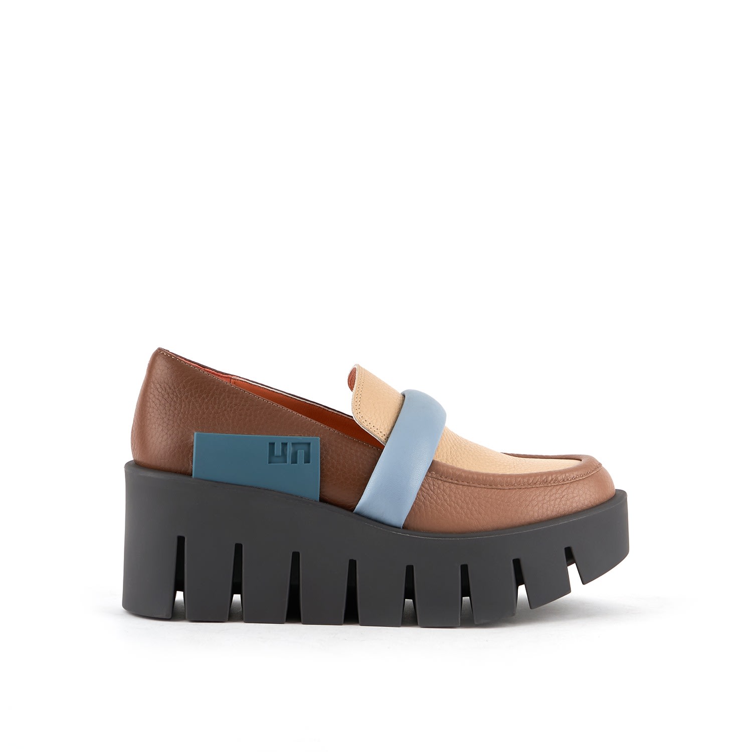 United Nude Women's Brown Grip Loafer Lo - Montreal In Multi