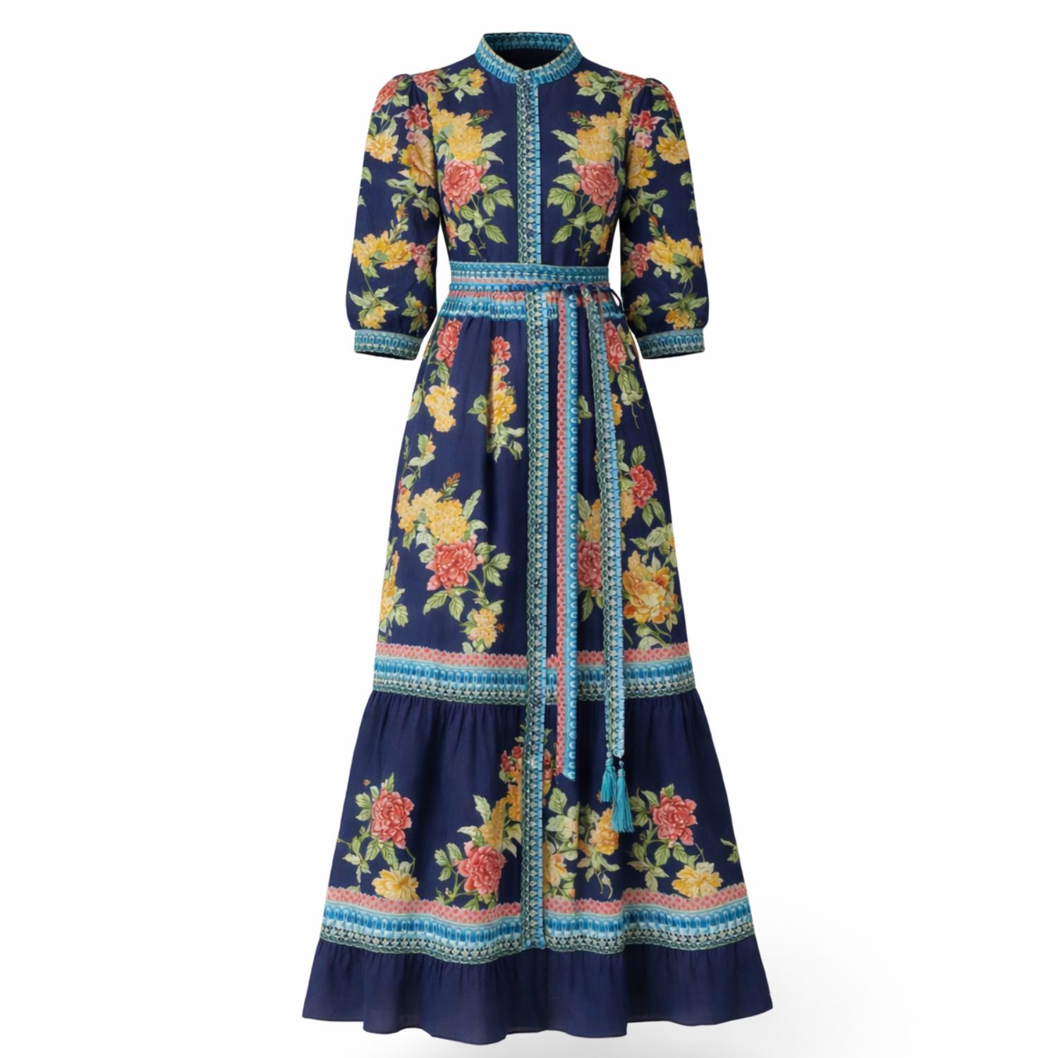 Women's Blue Amber Dress | Medium | Raishma
