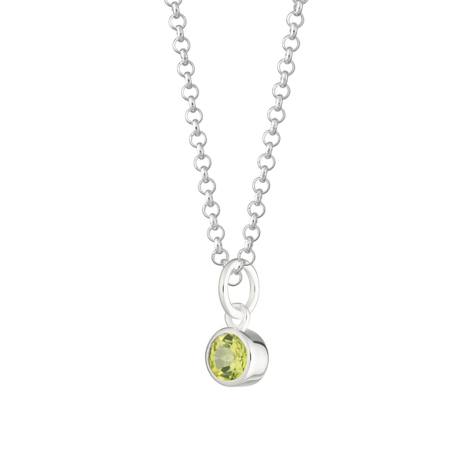 August shop birthstone pendant