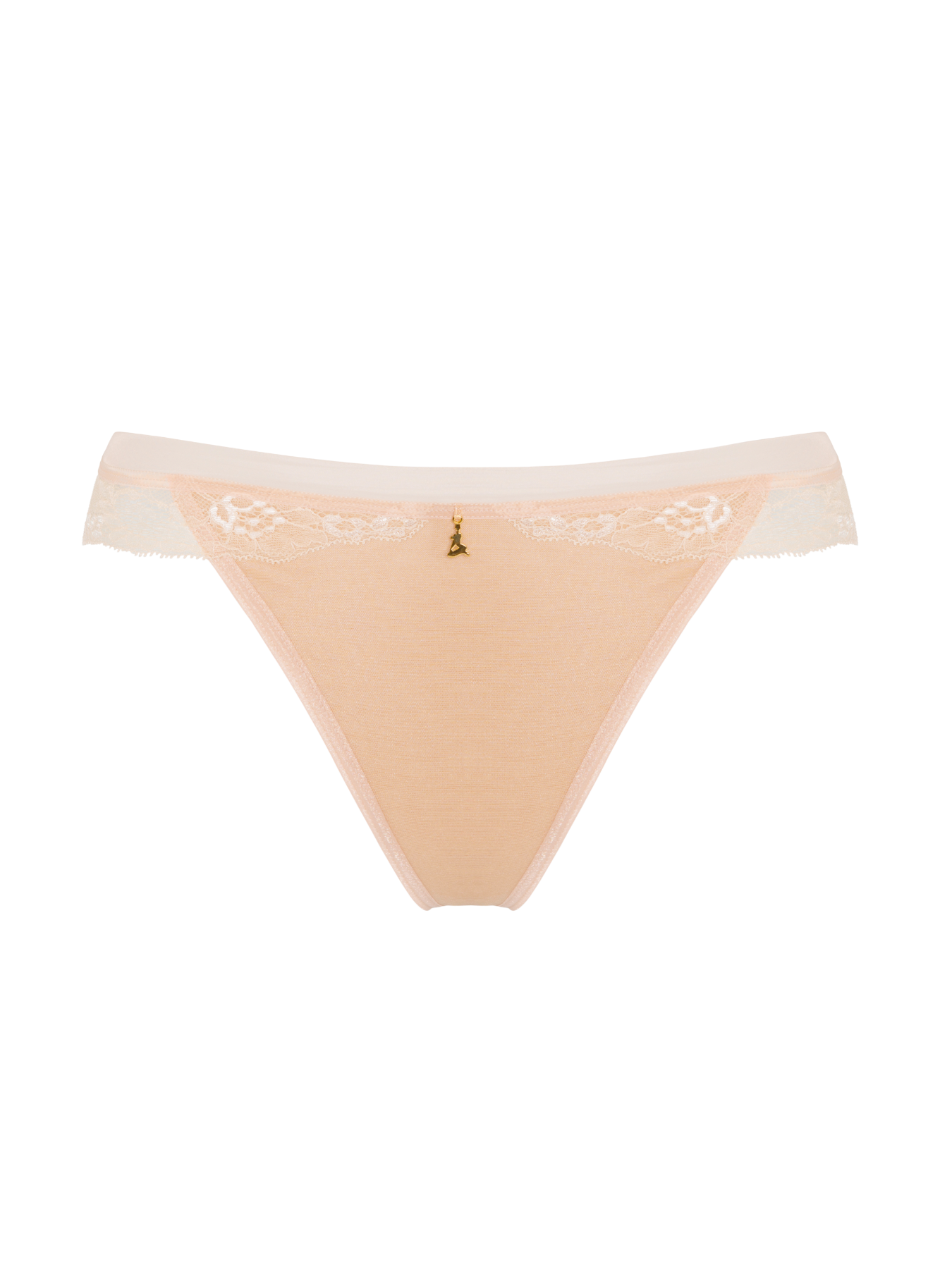 Angelina Thong Nude | BonBon Lingerie | Wolf & Badger