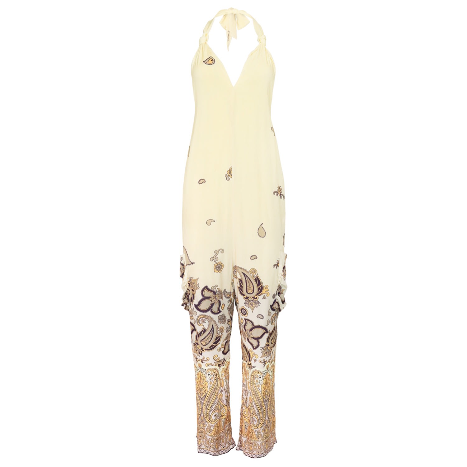 Morrato Bali Women's Neutrals Javier Jumpsuit Clare Vanilla Custard In Yellow