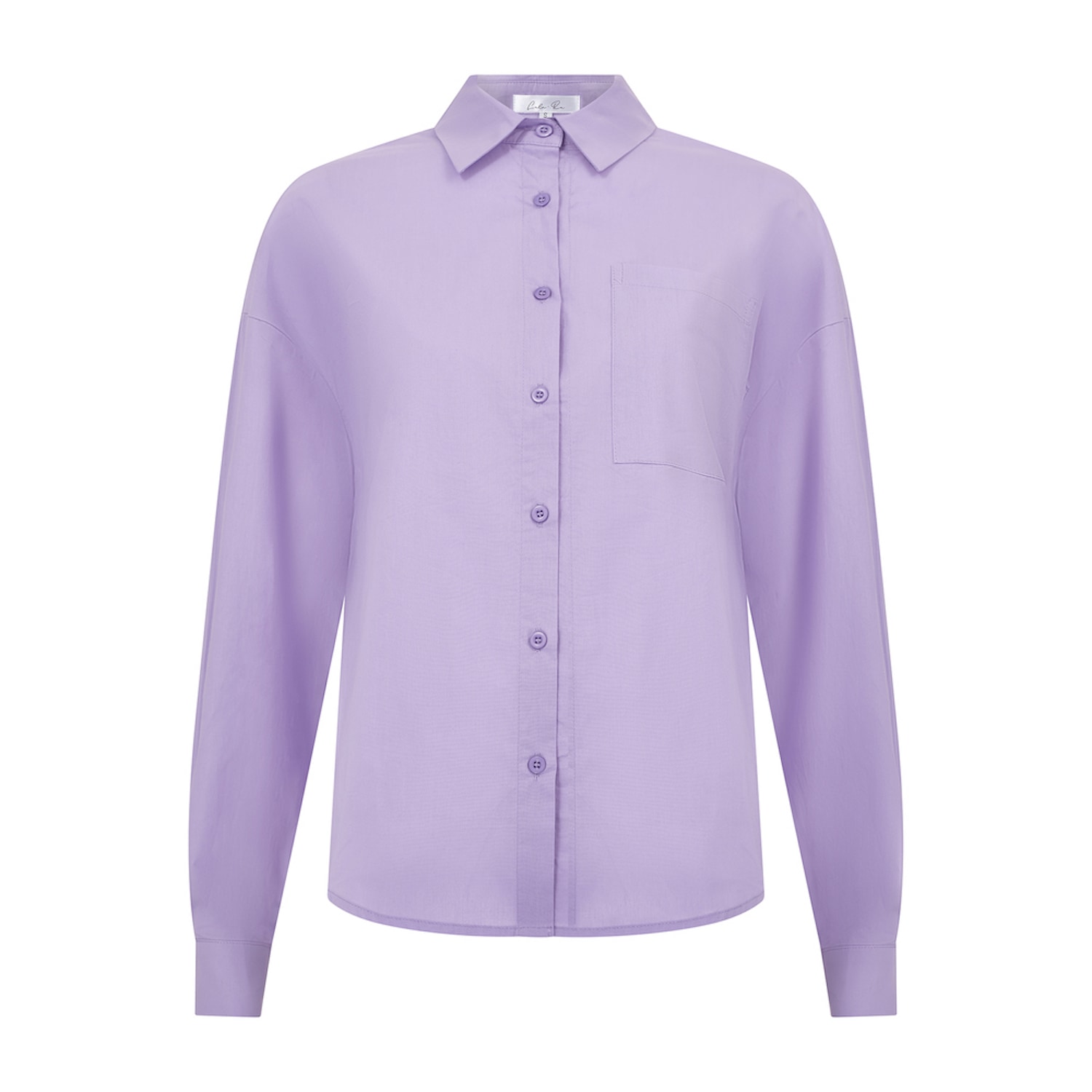 Women’s Pink / Purple Lucy Cotton Shirt - Lilac Small Lula-Ru