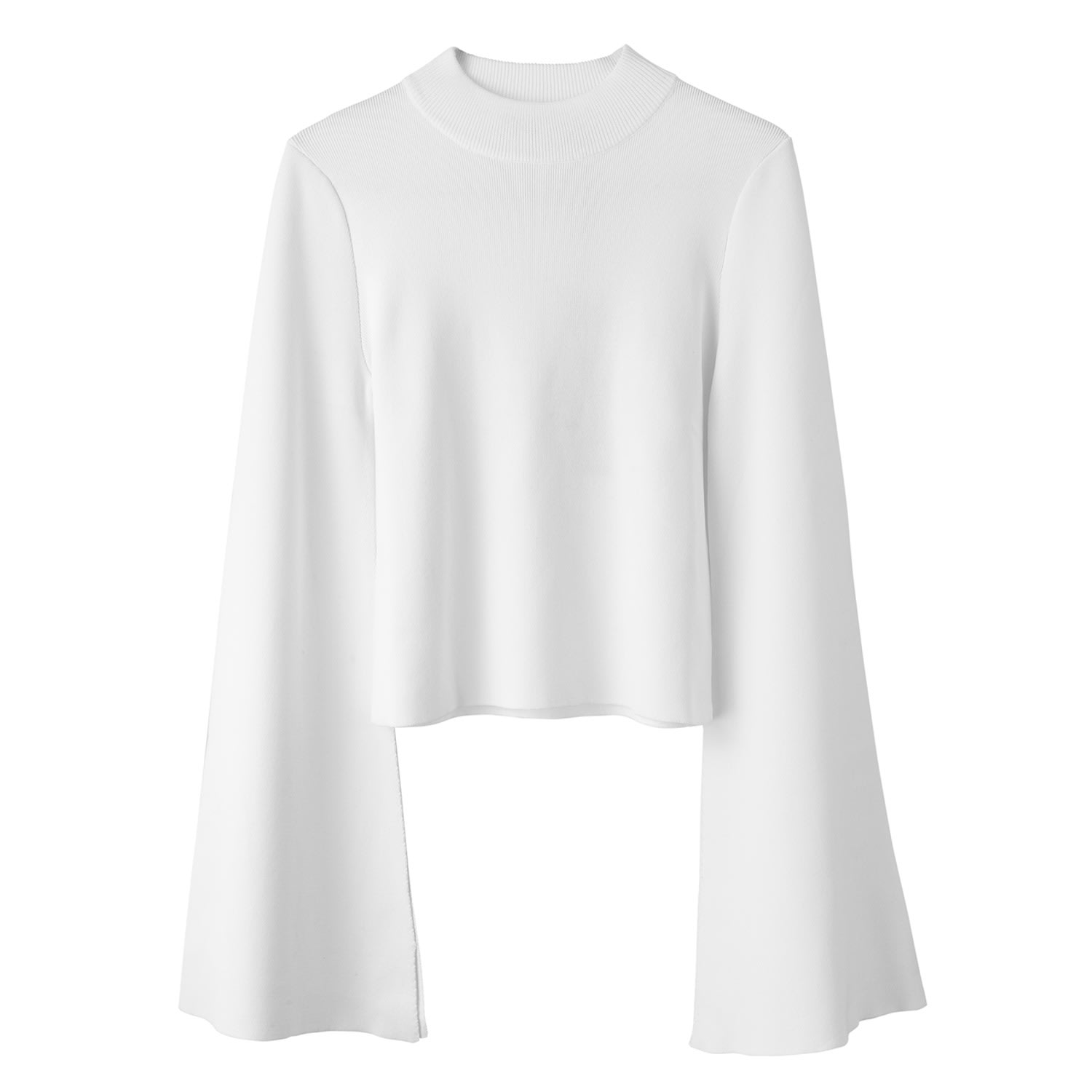 Voya Women's Vega White Knit Top In White