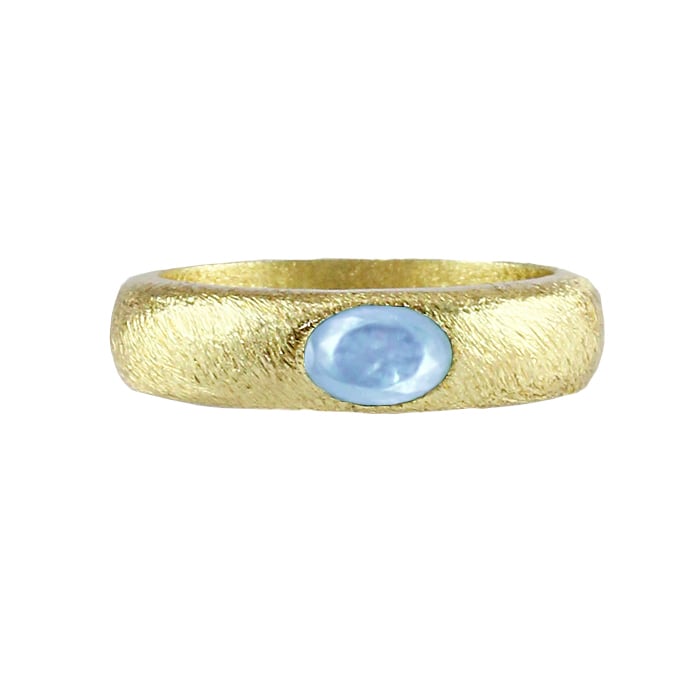 Marcia Moran Women's Blue Oklahoma Ring In Tanzanite In Gold