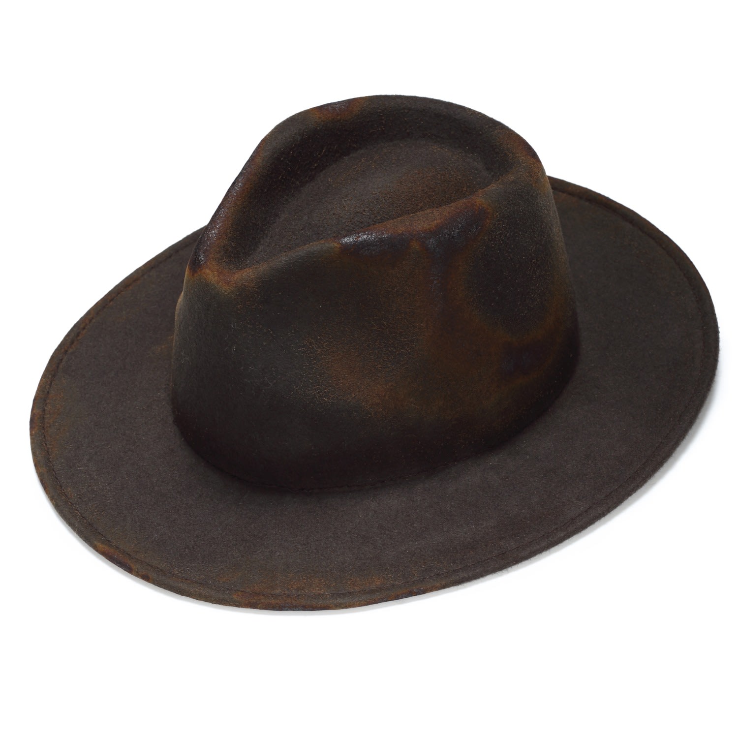 Men’s Grey Fedora Felt Hat Medium Justine Hats